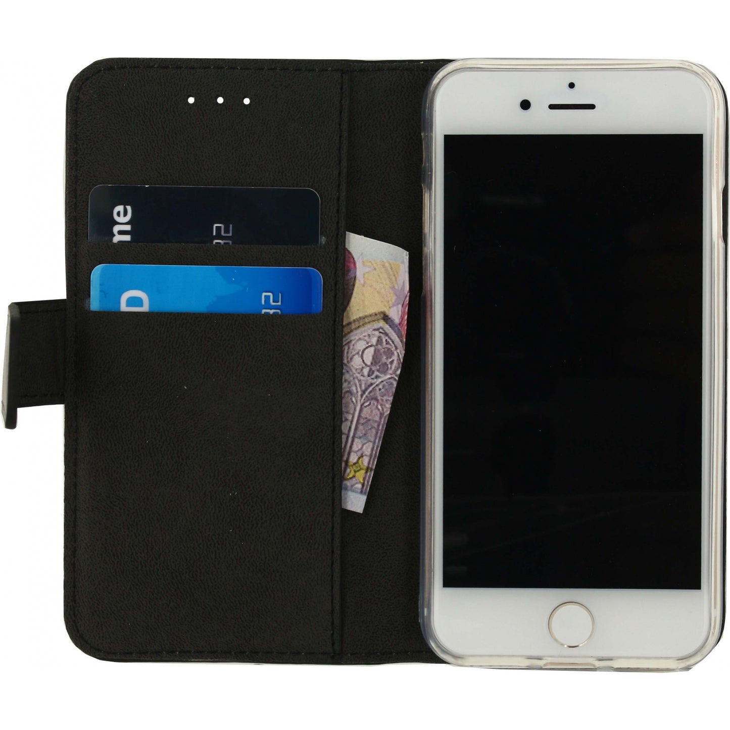 Mobilize Classic Gelly Wallet Book Case Apple iPhone 6/6S/7/8/SE (2020/2022) Black
