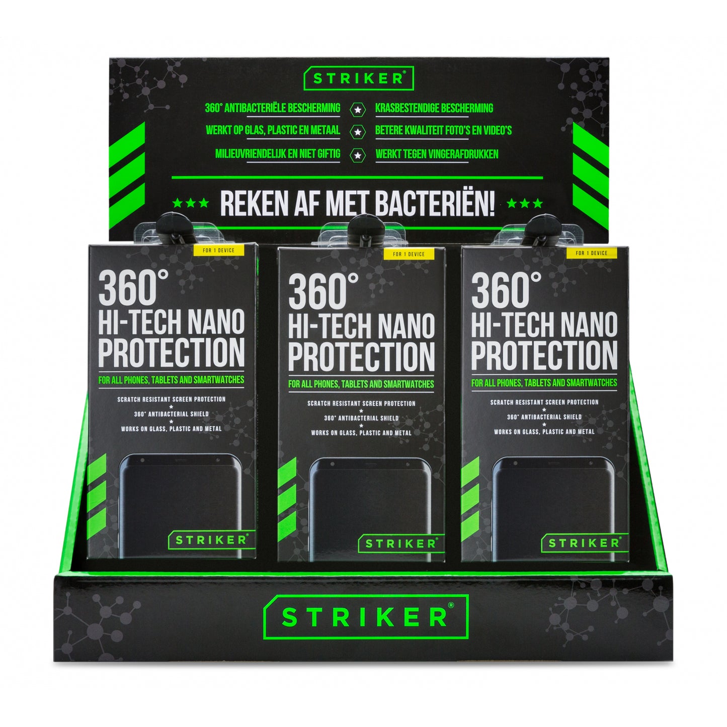Striker Coating 360 High Tech Nano Protection Display