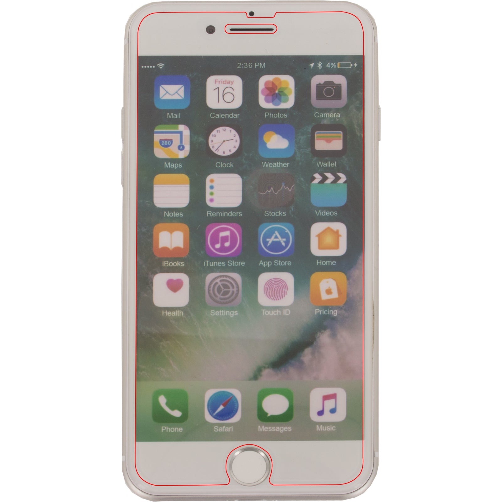 My Style Tempered Glass Screen Protector for Apple iPhone 6/6S Clear (10-Pack)