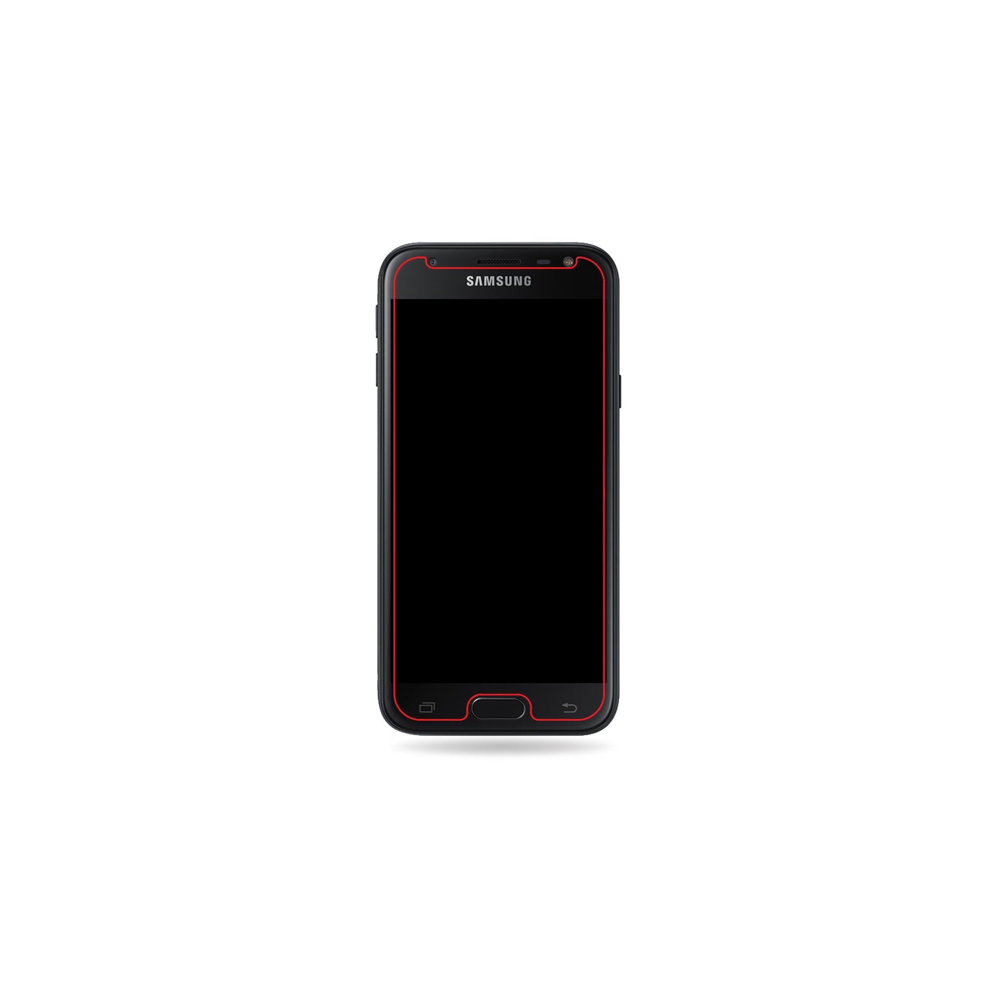 My Style Tempered Glass Screen Protector for Samsung Galaxy J3 2017 Clear (10-Pack)