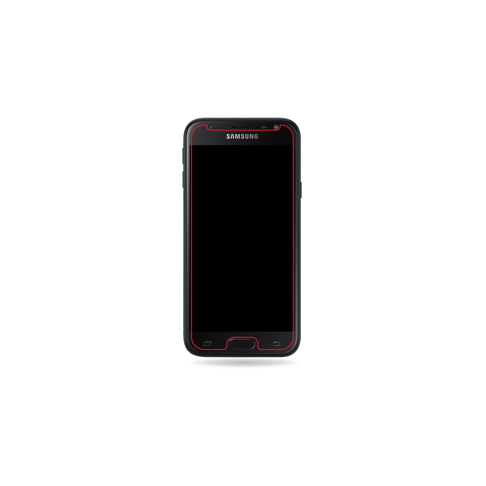My Style Tempered Glass Screen Protector for Samsung Galaxy J3 2017 Clear (10-Pack)
