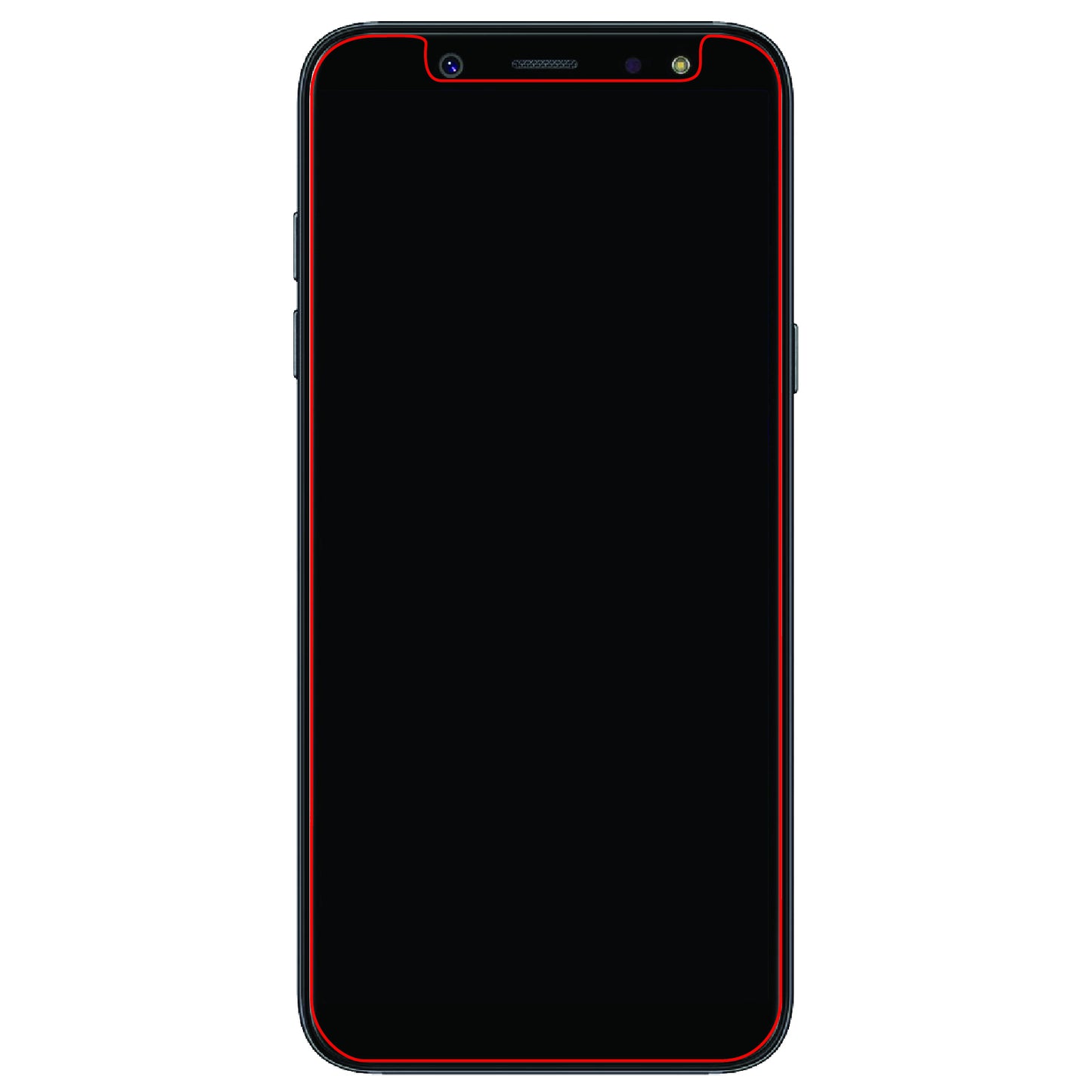 My Style Tempered Glass Screen Protector for Samsung Galaxy A6+ 2018 Clear (10-Pack)