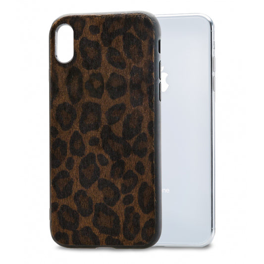 Mobilize Gelly Case Apple iPhone Xs Max Dunkelbraun Leopard