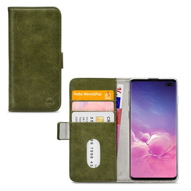 Mobilize Elite Gelly Wallet Book Case Samsung Galaxy S10+ Grün