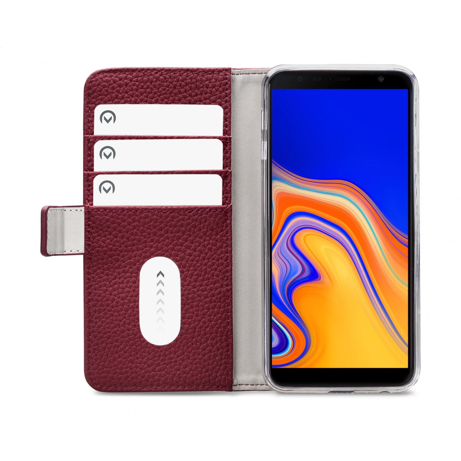 Mobilize Elite Gelly Wallet Book Case Samsung Galaxy J4+ Burgundy