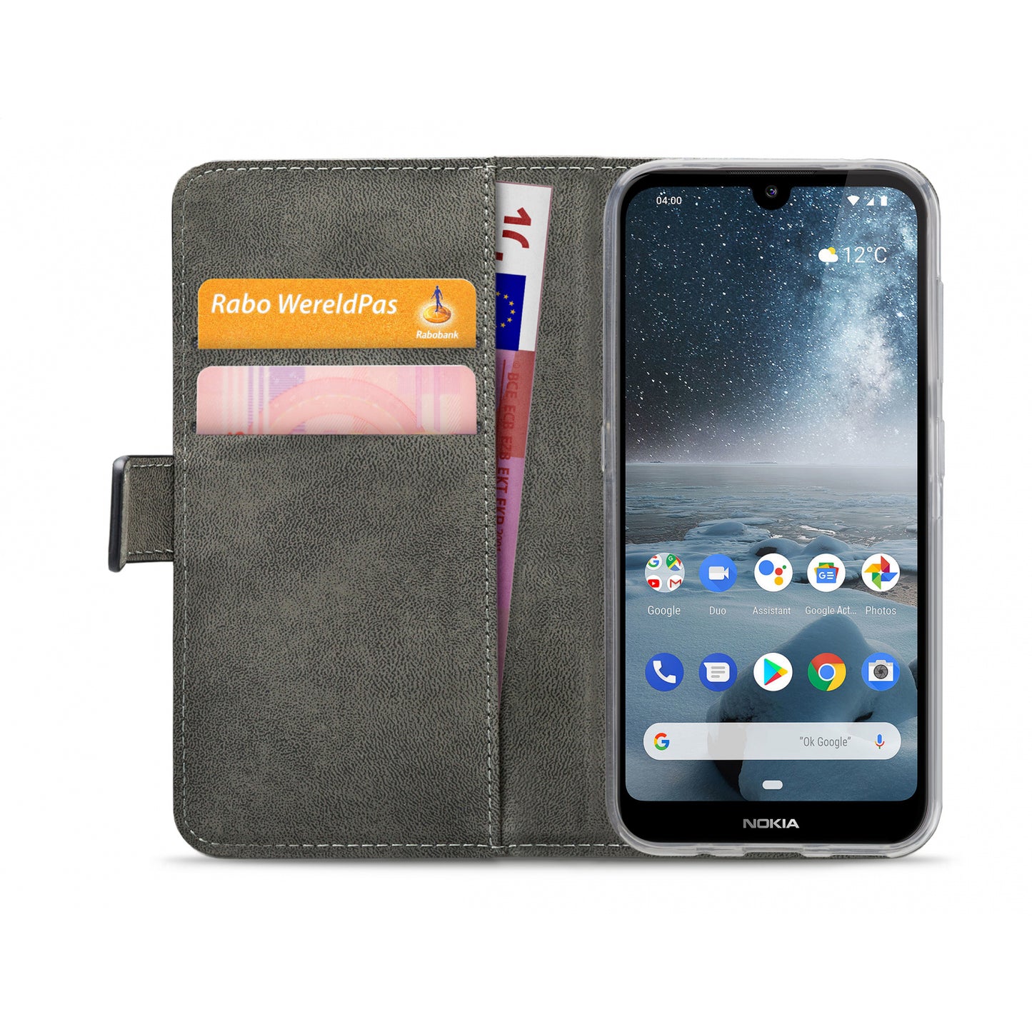 Mobilize Classic Gelly Wallet Book Case Nokia 4.2 Black