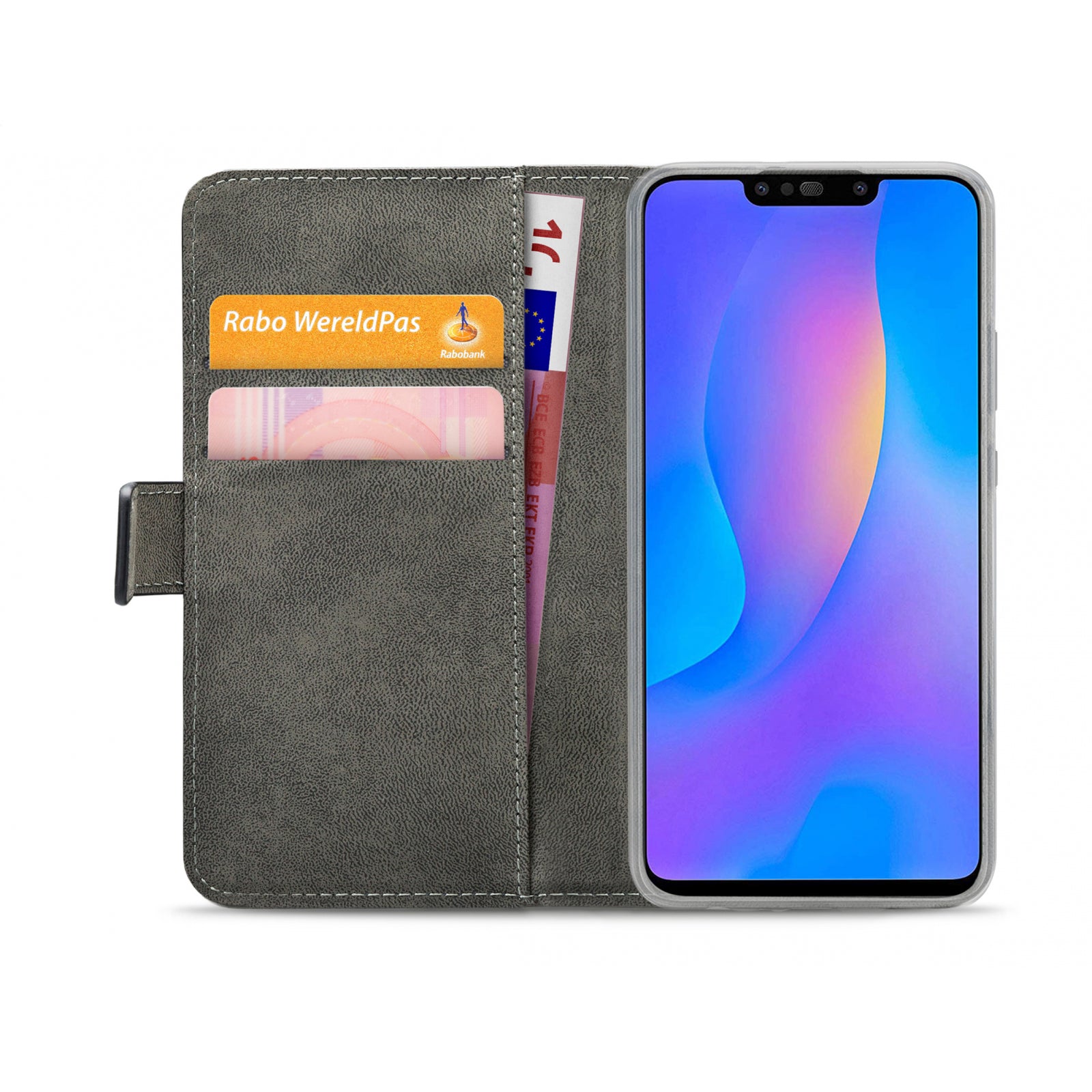 Mobilize Elite Gelly Wallet Book Case Huawei P Smart+ 2019 Black