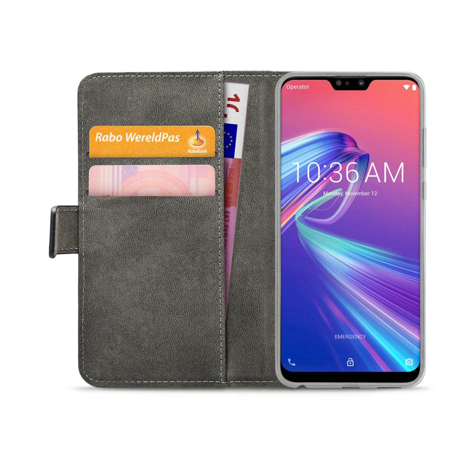 Mobilize Classic Gelly Wallet Book Case ASUS Zenfone Max Pro (M2) ZB631KL Black