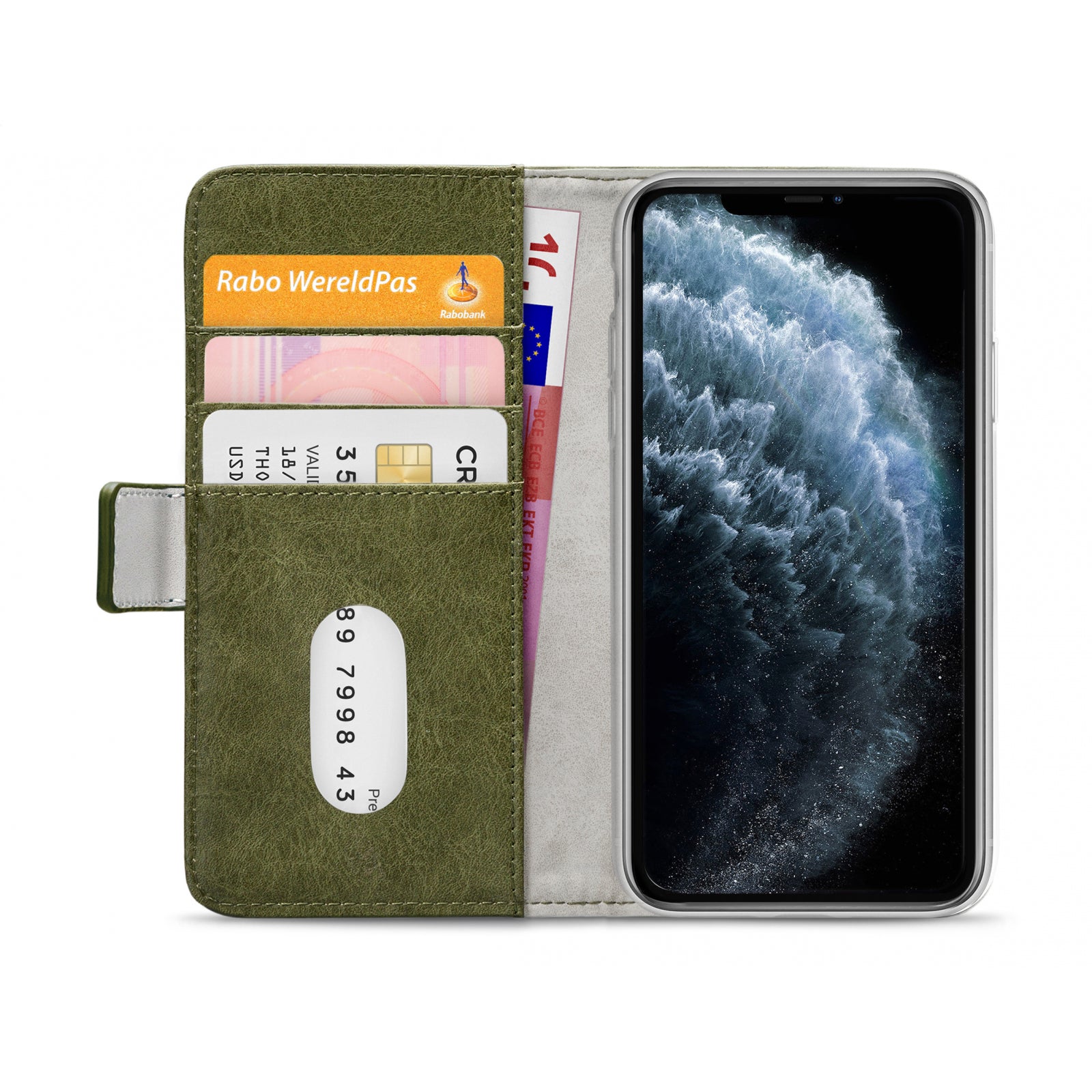 Mobilize Elite Gelly Wallet Book Case Apple iPhone 11 Pro Green