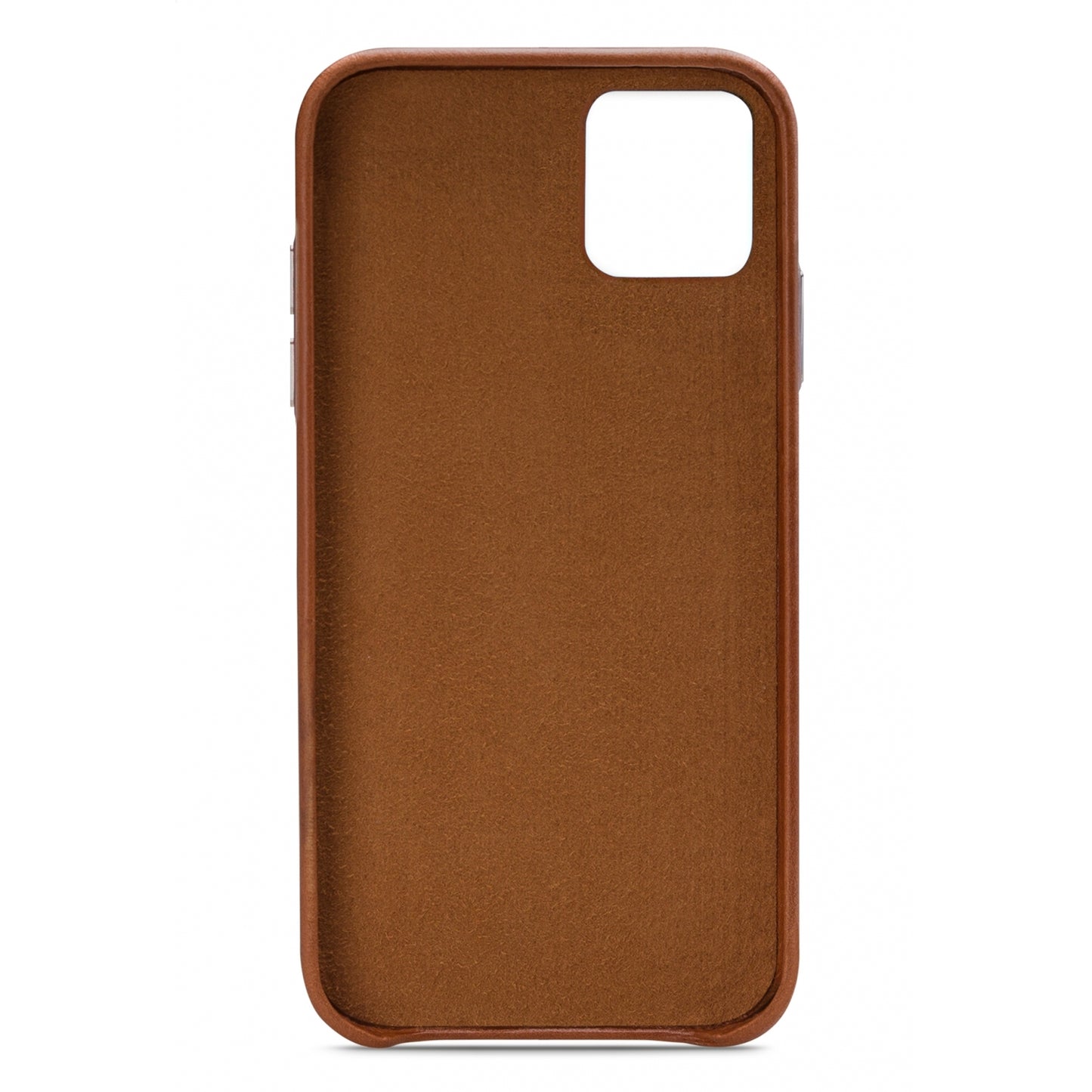 Senza Desire Leather Cover with Card Slot Apple iPhone 11 Burned Cognac