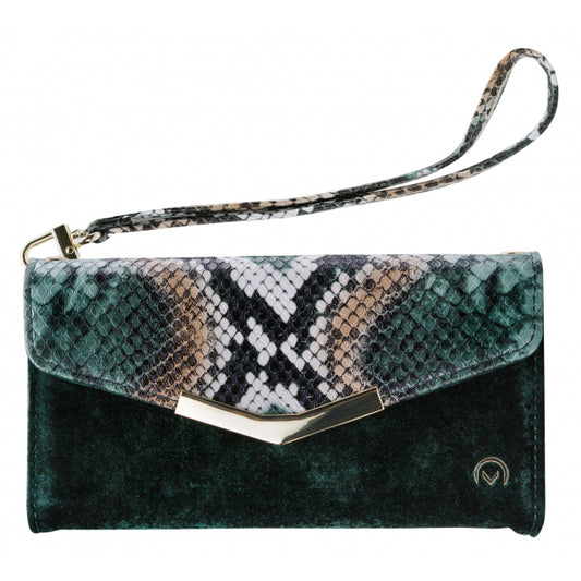 Mobilize 2in1 Gelly Velvet Clutch for Apple iPhone 6/6S/7/8/SE (2020/2022) Green Snake