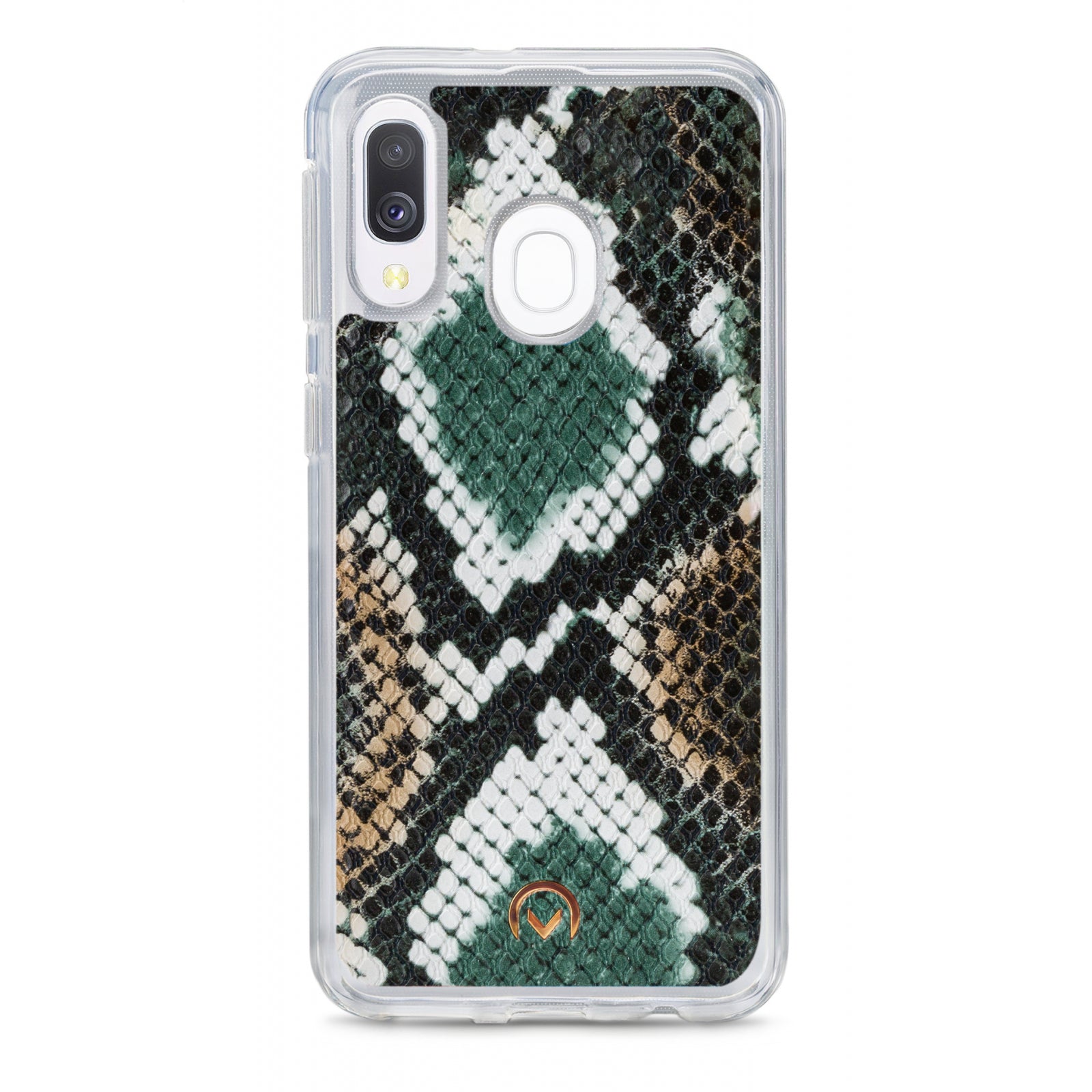 Mobilize 2in1 Gelly Velvet Clutch for Samsung Galaxy A40 Green Snake