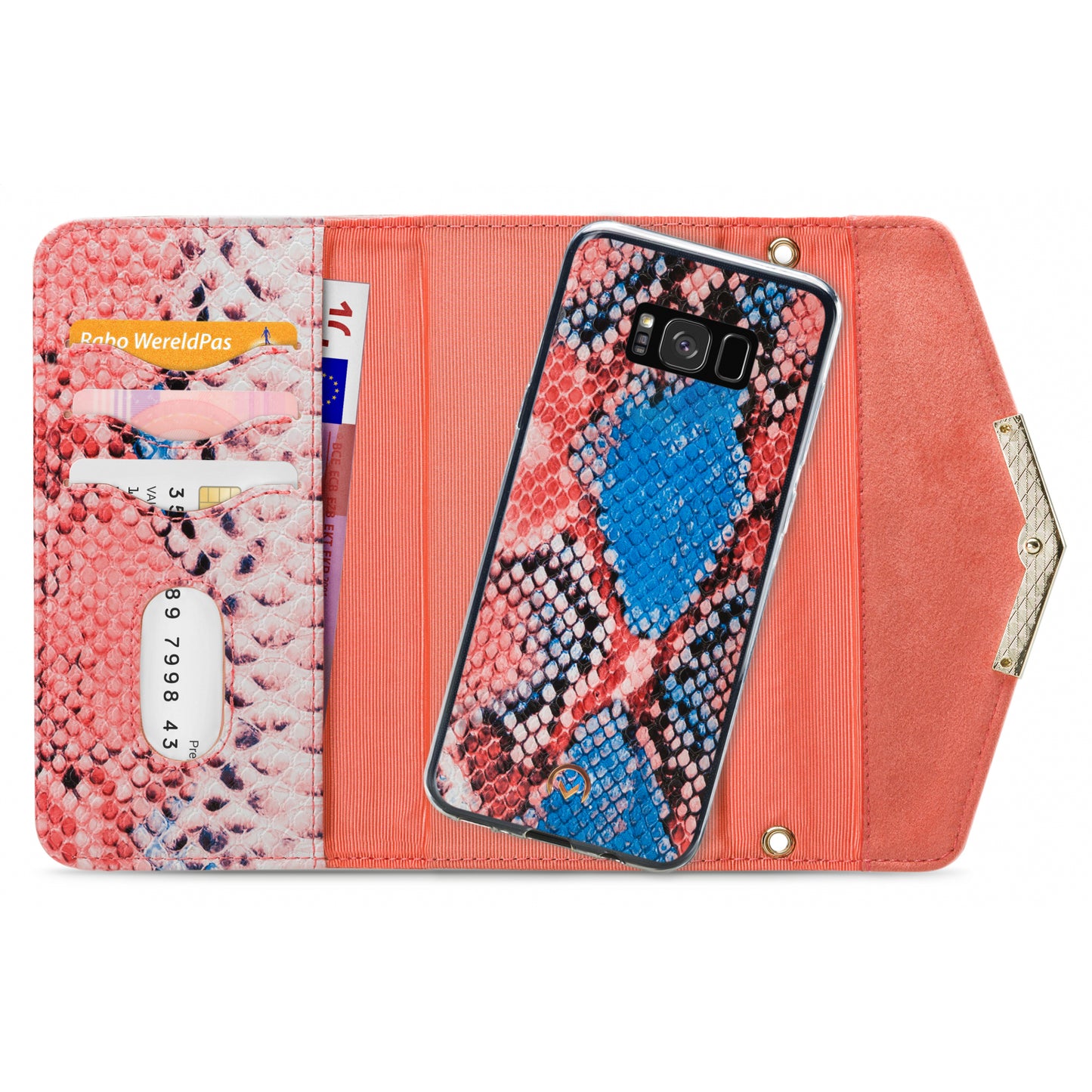 Mobilize 2in1 Gelly Velvet Clutch for Samsung Galaxy S8 Coral Snake