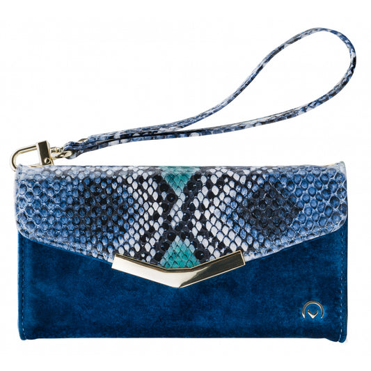 Mobilize 2in1 Gelly Velvet Clutch for Apple iPhone X/Xs Royal Blue Snake