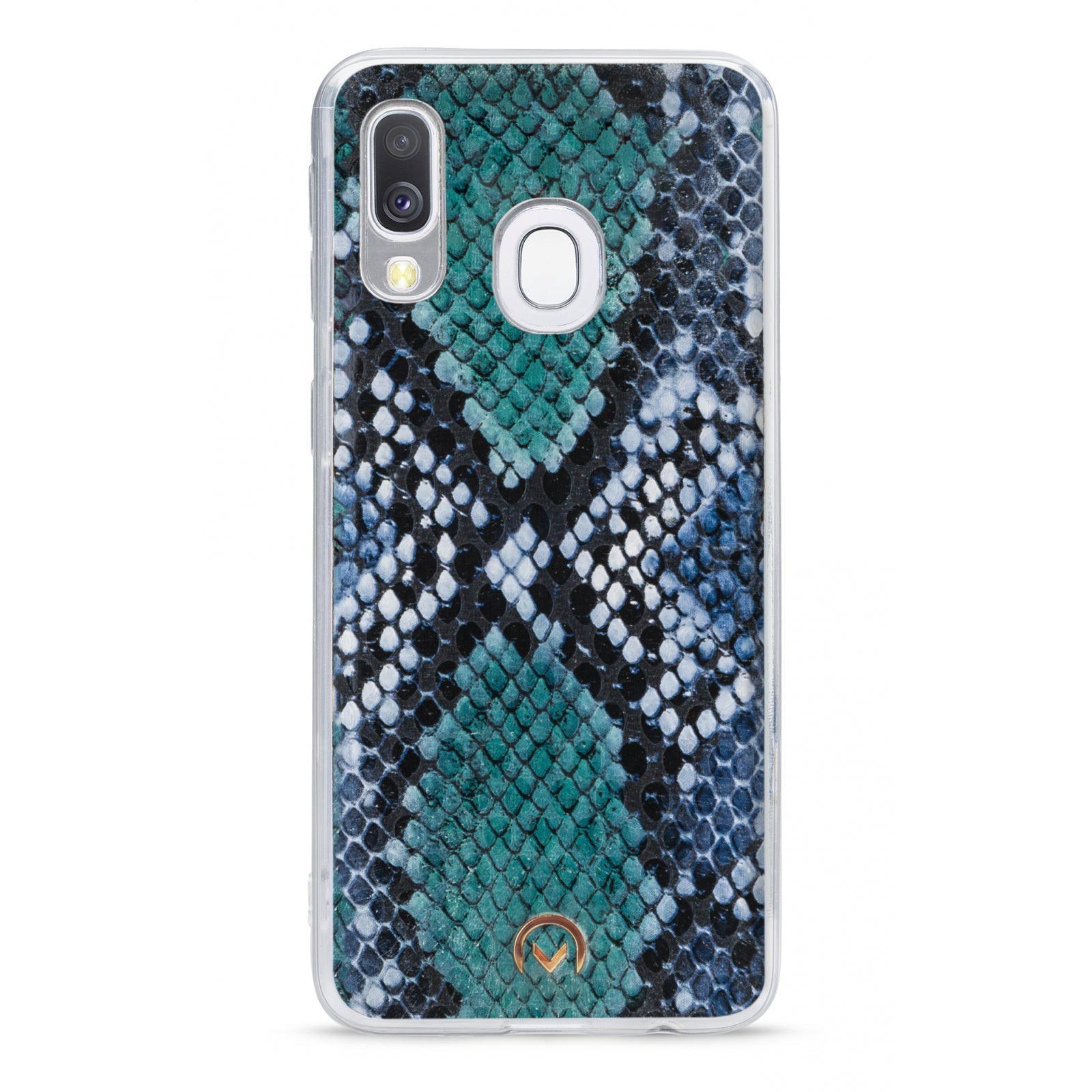 Mobilize 2in1 Gelly Velvet Clutch for Samsung Galaxy A40 Royal Blue Snake