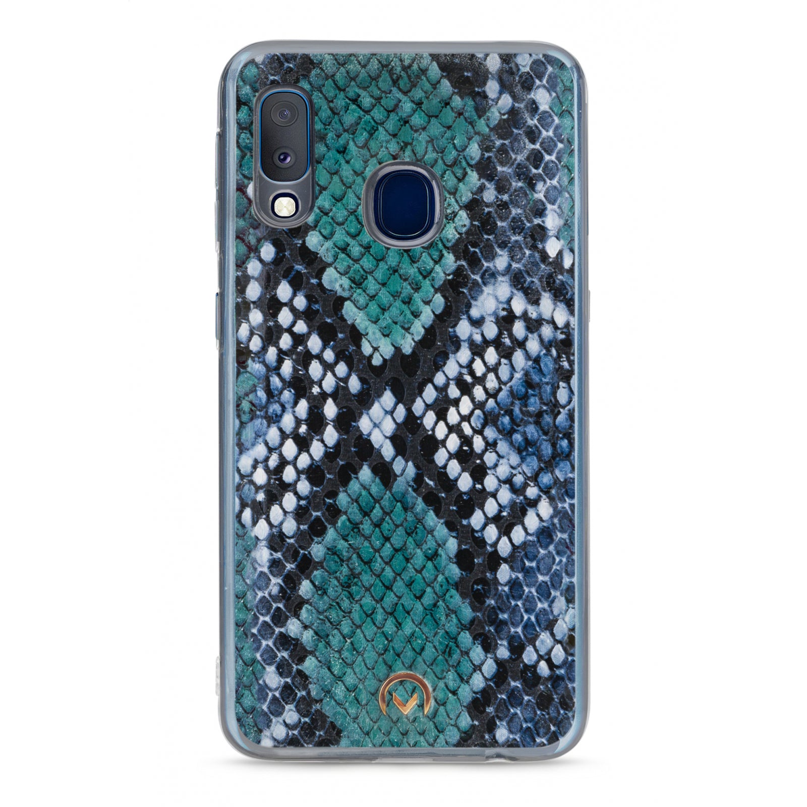 Mobilize 2in1 Gelly Velvet Clutch for Samsung Galaxy A20e Royal Blue Snake