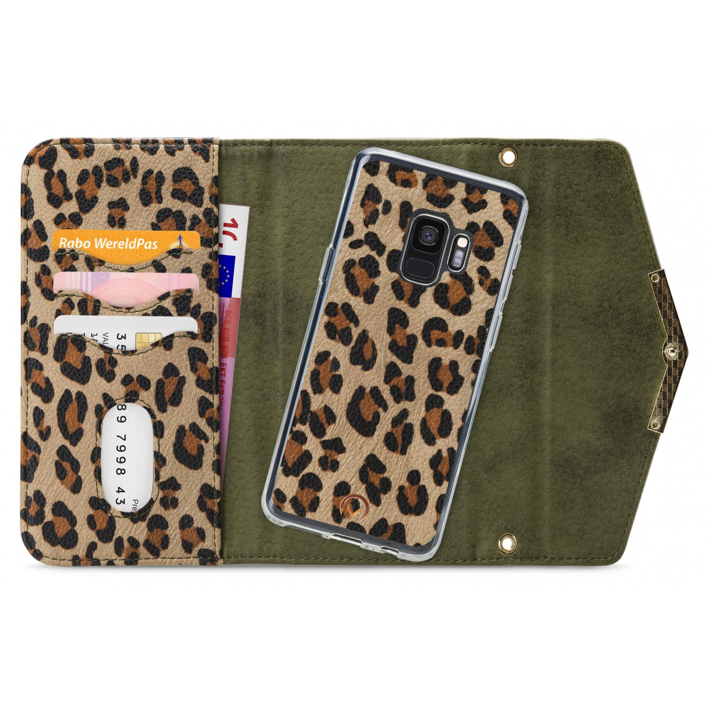 Mobilize 2in1 Gelly Clutch for Samsung Galaxy S9 Green Leopard