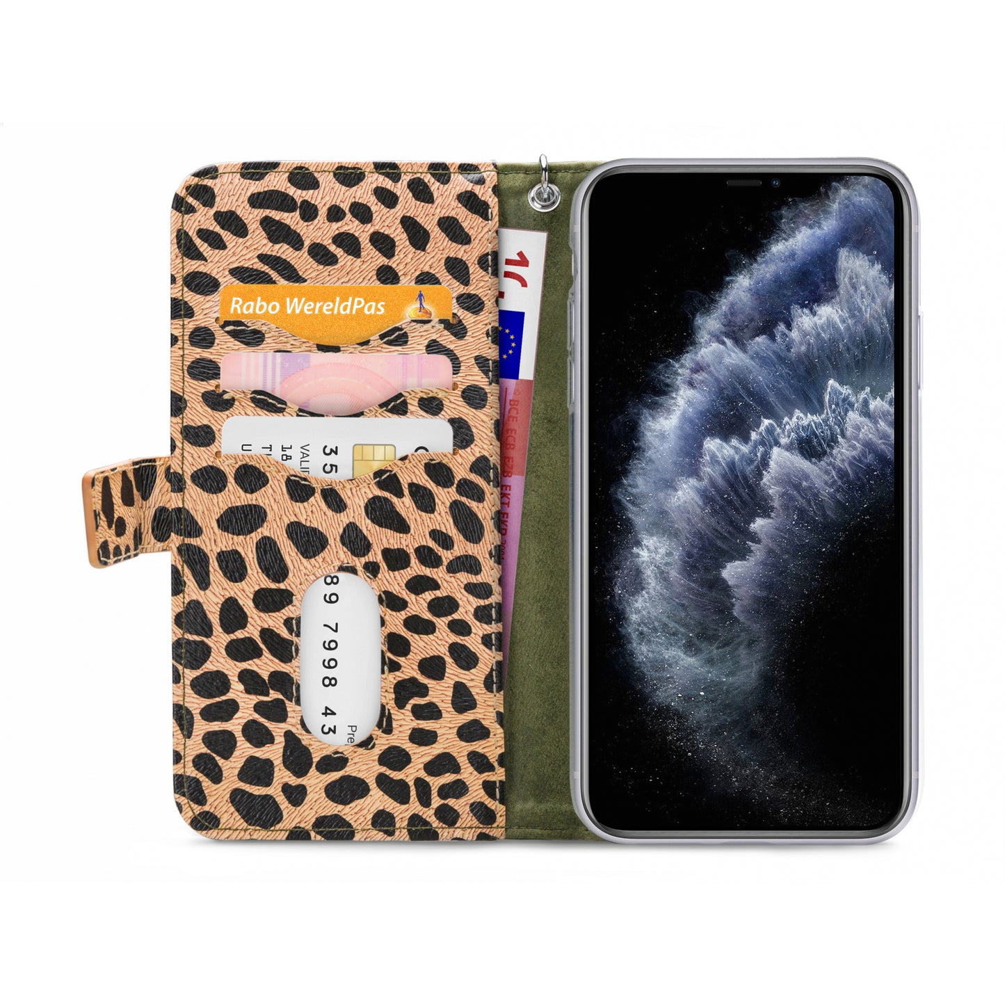 Mobilize 2in1 Gelly Zipper Case Apple iPhone 11 Pro Max Olive/Leopard