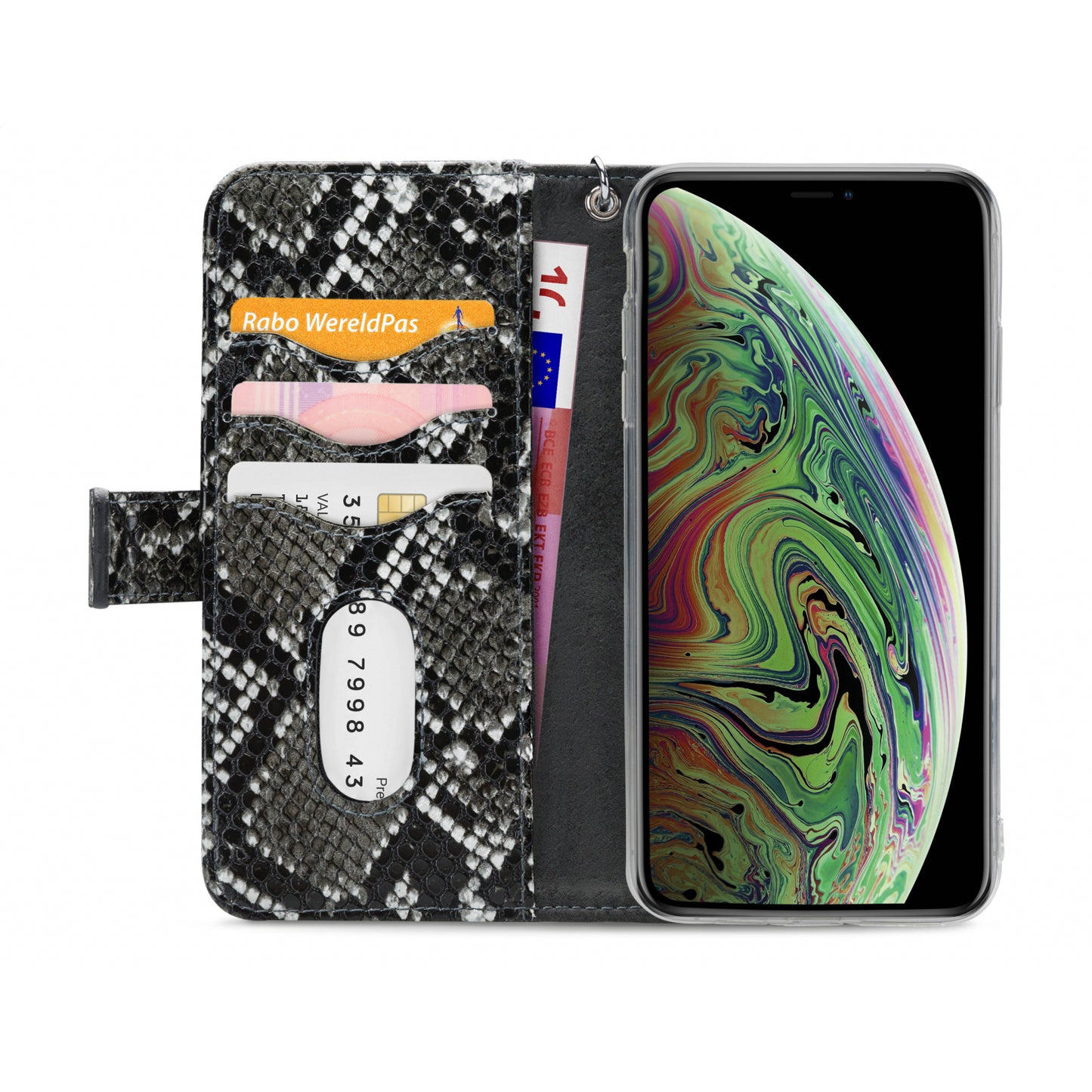 Mobilize 2in1 Gelly Zipper Case Apple iPhone Xs Max Black/Snake