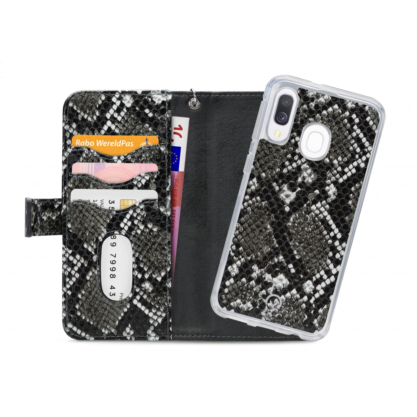 Mobilize 2in1 Gelly Zipper Case Samsung Galaxy A20e Black/Snake