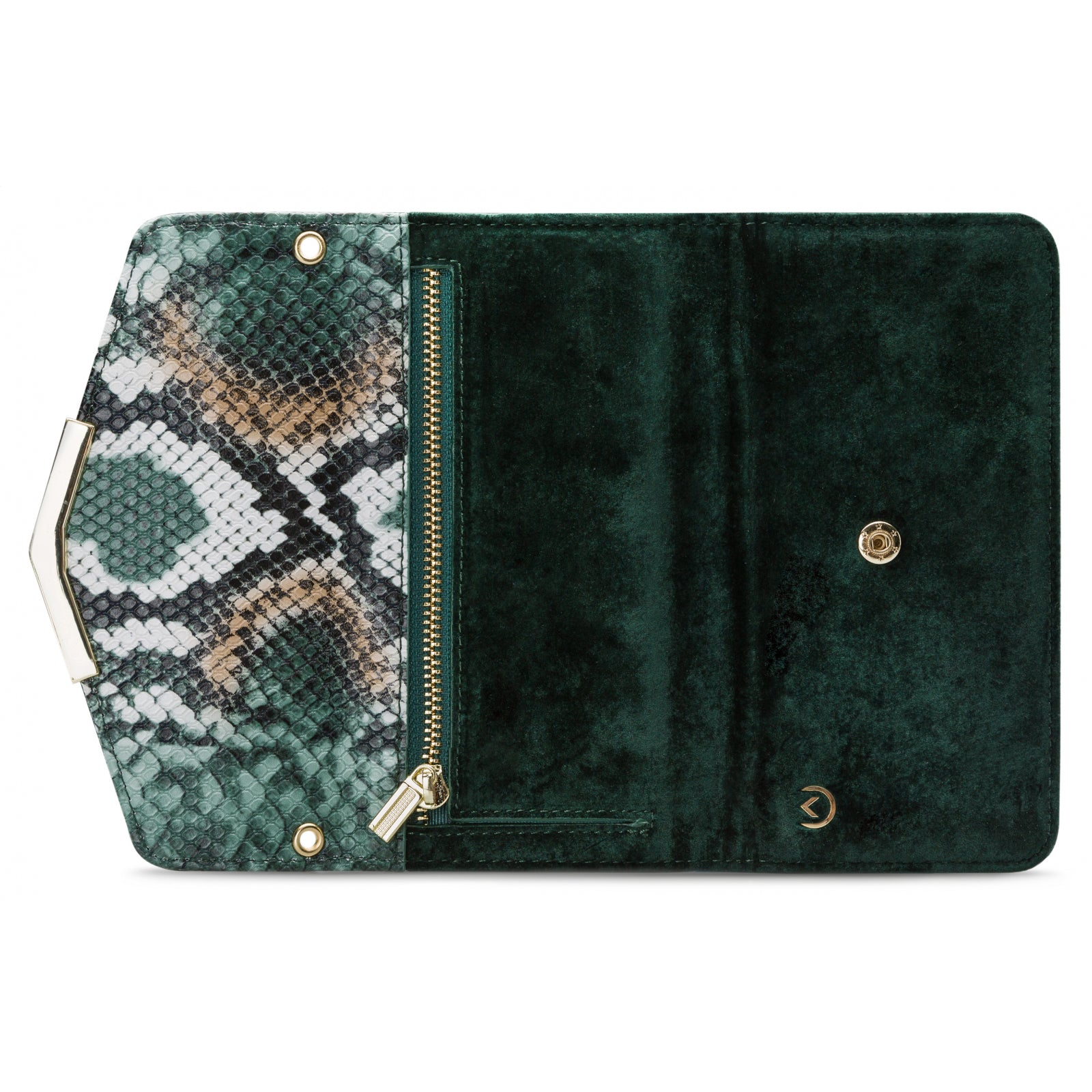 Mobilize 2in1 Gelly Velvet Clutch for Apple iPhone 11 Pro Green Snake