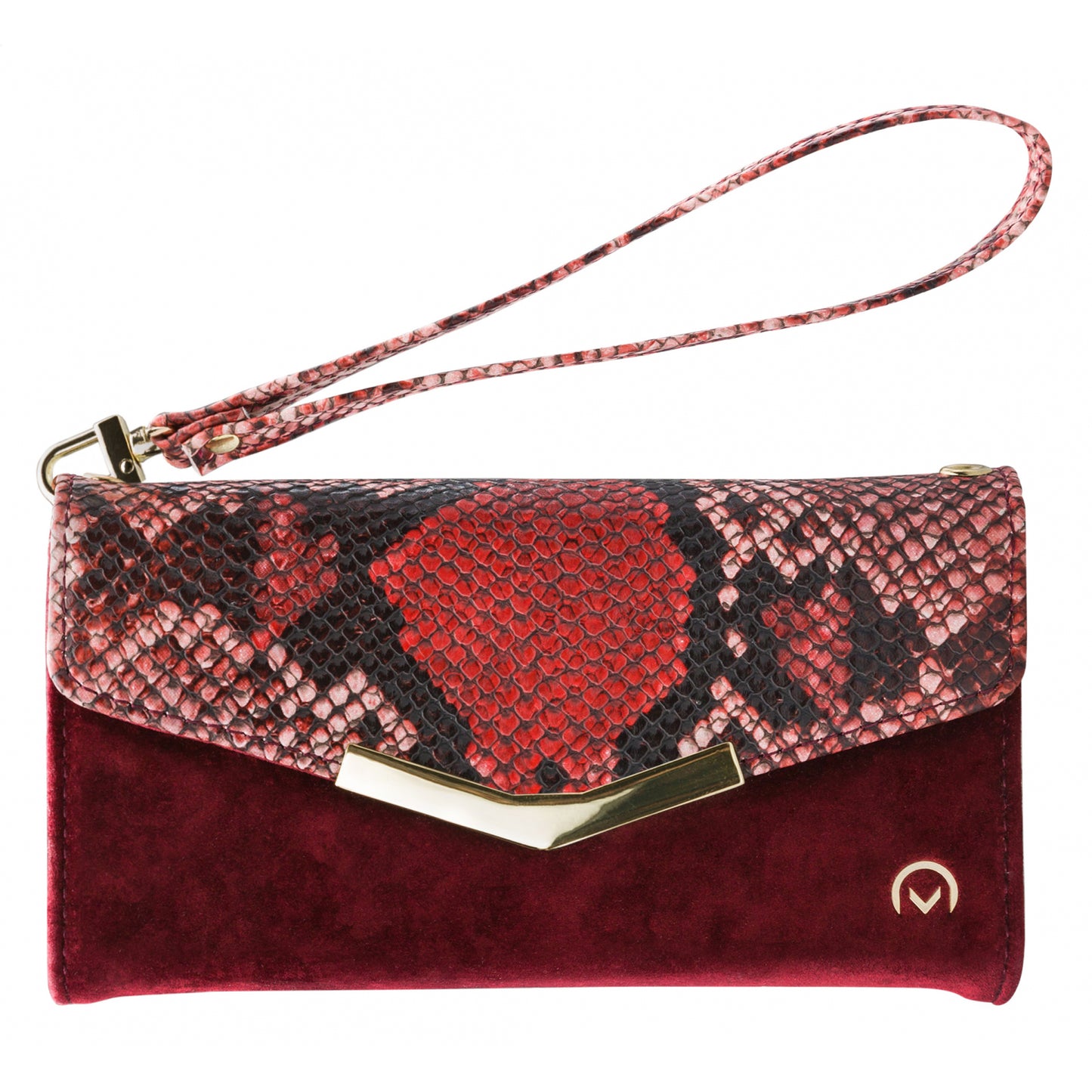 Mobilize 2in1 Gelly Velvet Clutch for Samsung Galaxy A40 Red Snake