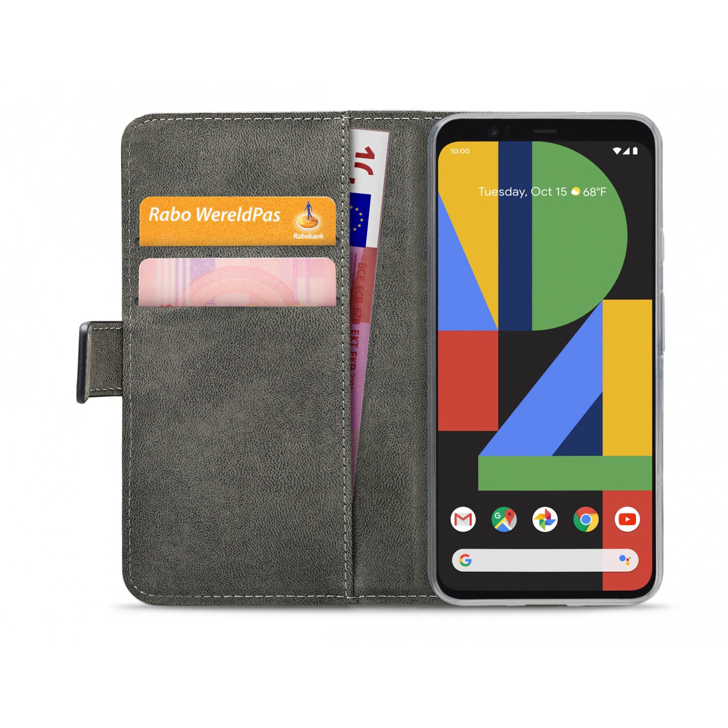 Mobilize Classic Gelly Wallet Book Case Google Pixel 4 XL Black