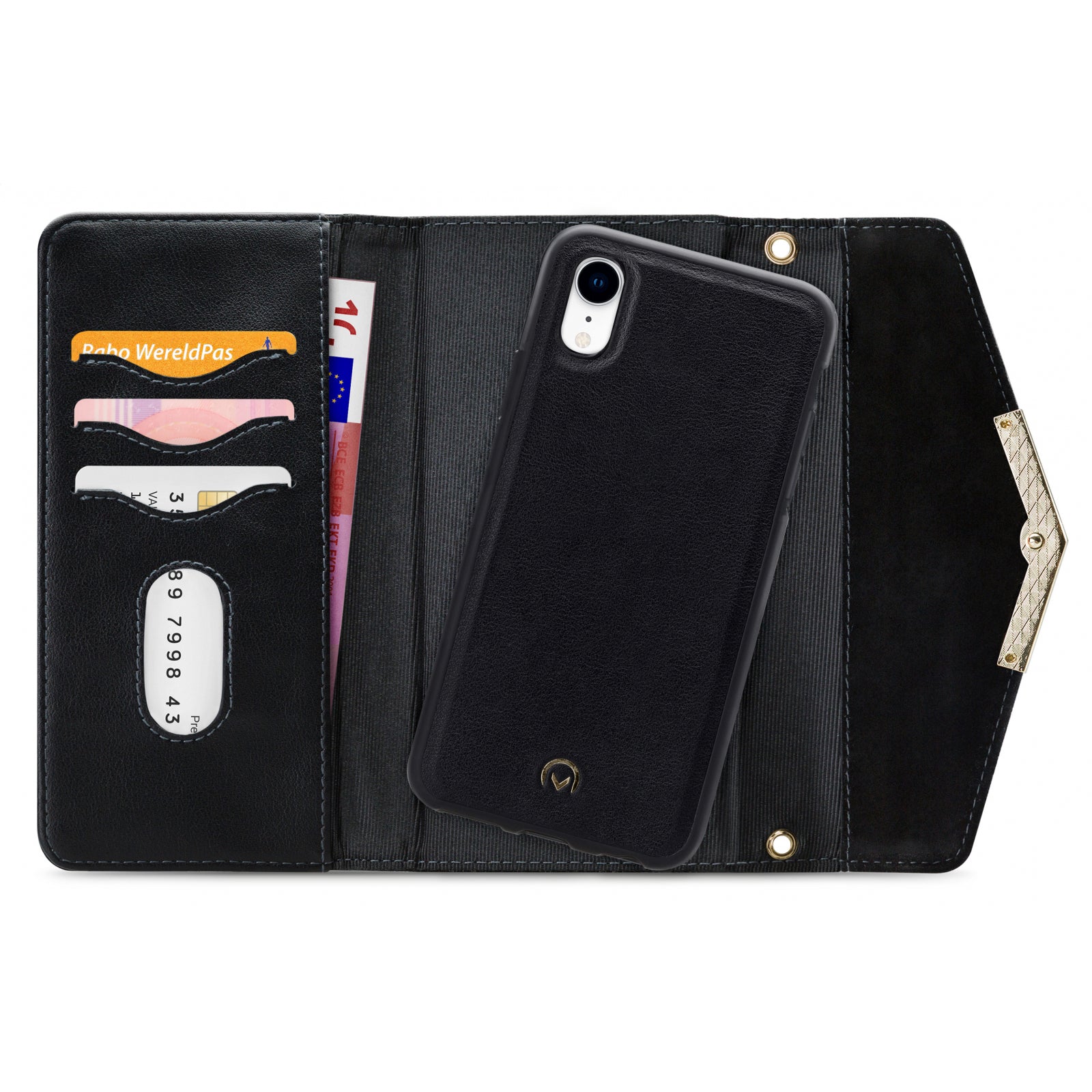 Mobilize 2in1 Gelly Velvet Clutch for Apple iPhone XR Deep Black
