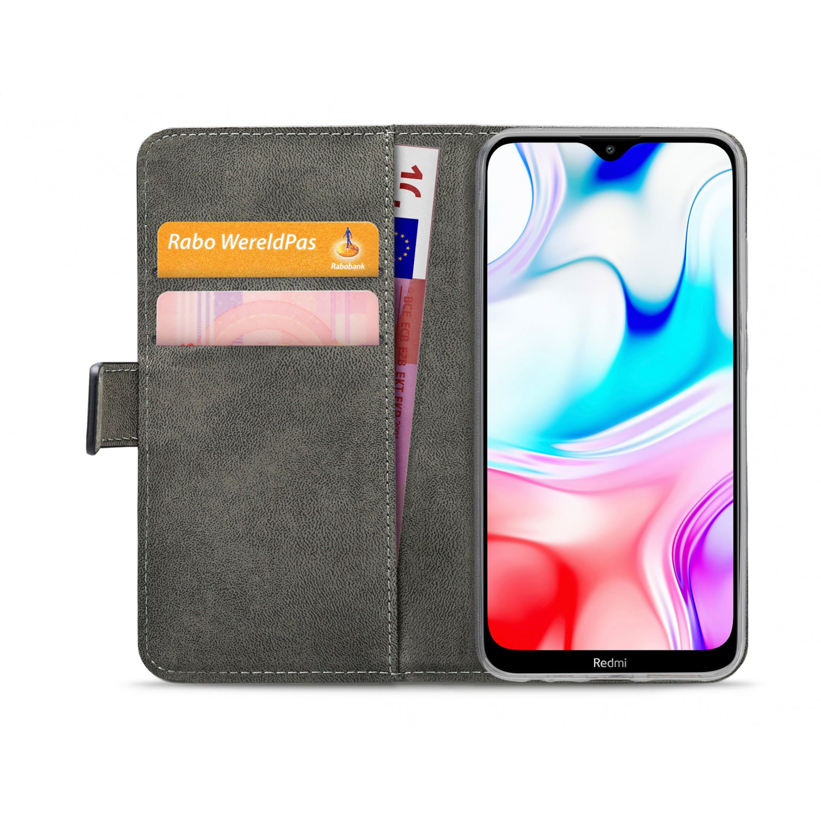 Mobilize Classic Gelly Wallet Book Case Xiaomi Redmi 8 Black