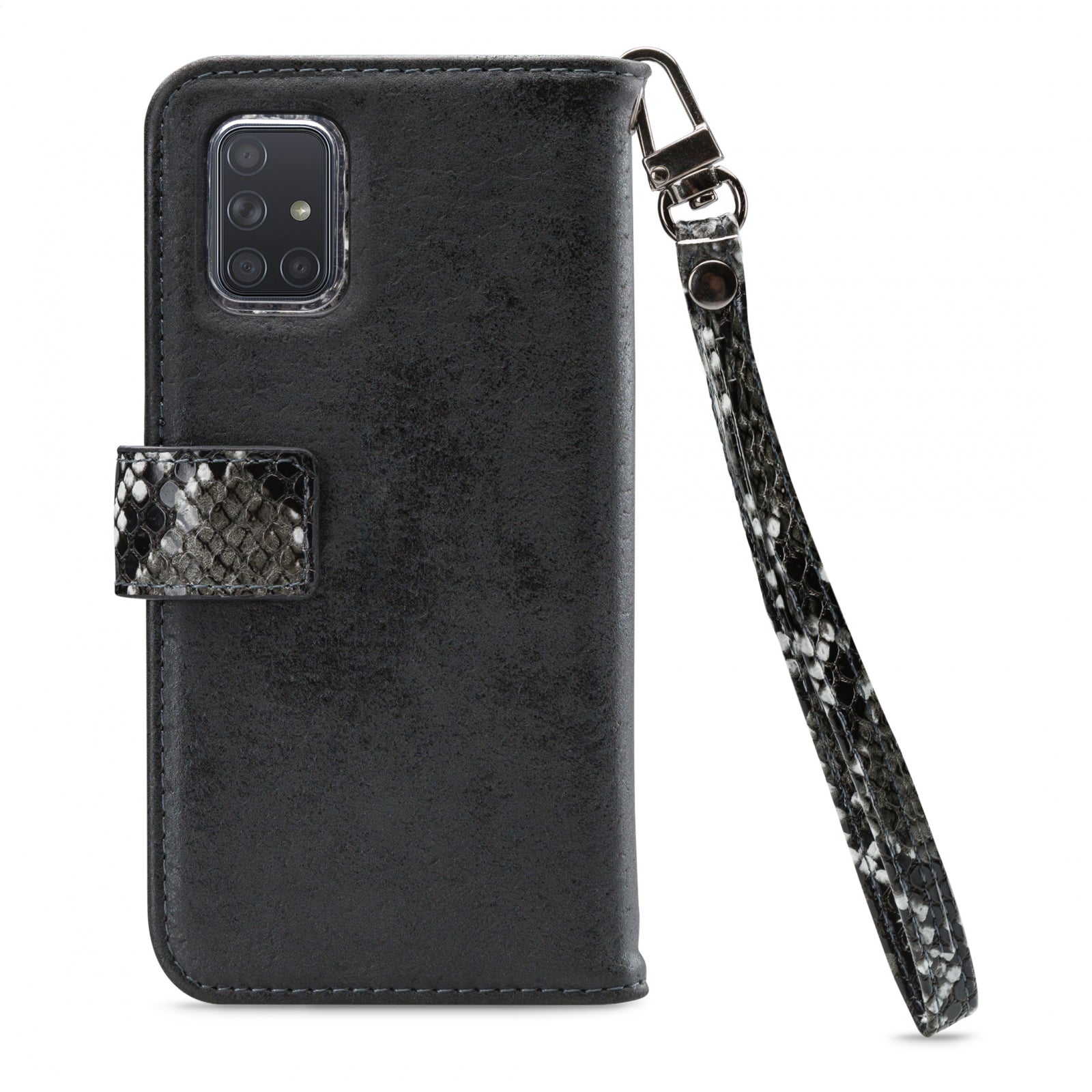 Mobilize 2in1 Gelly Zipper Case Samsung Galaxy A71 Black/Snake