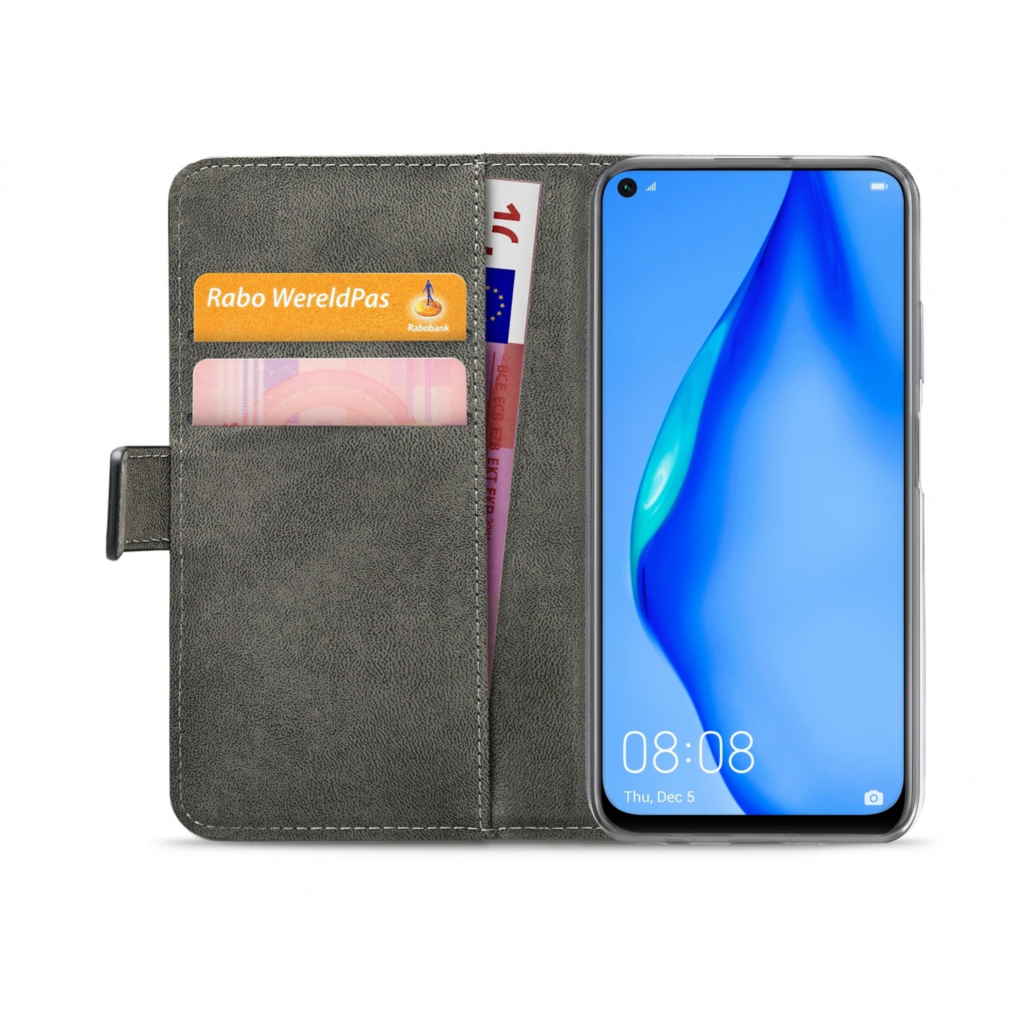 Mobilize Classic Gelly Wallet Book Case Huawei P40 Lite Black