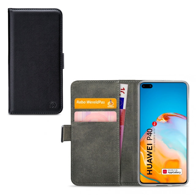 Mobilize Classic Gelly Wallet Book Case Huawei P40 Noir