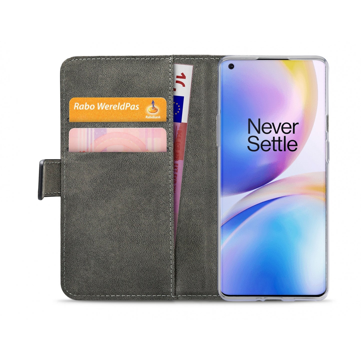 Mobilize Classic Gelly Wallet Book Case OnePlus 8 Pro Black