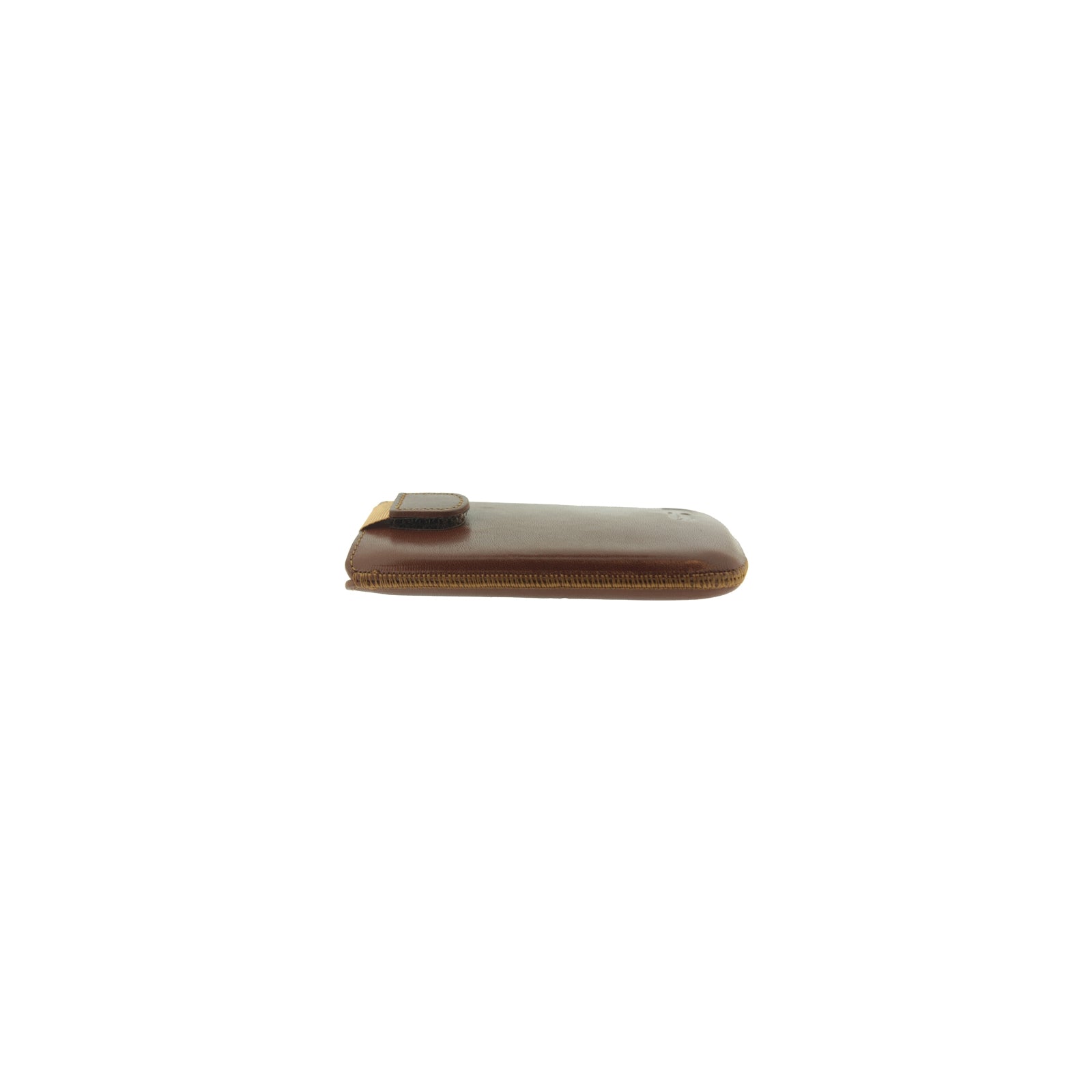 Senza Leather Slide Case Cognac Size S