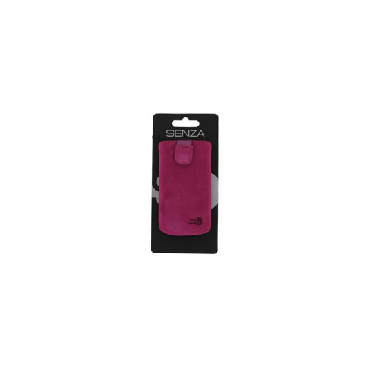 Senza Suede Slide Case Hot Pink Size XXL