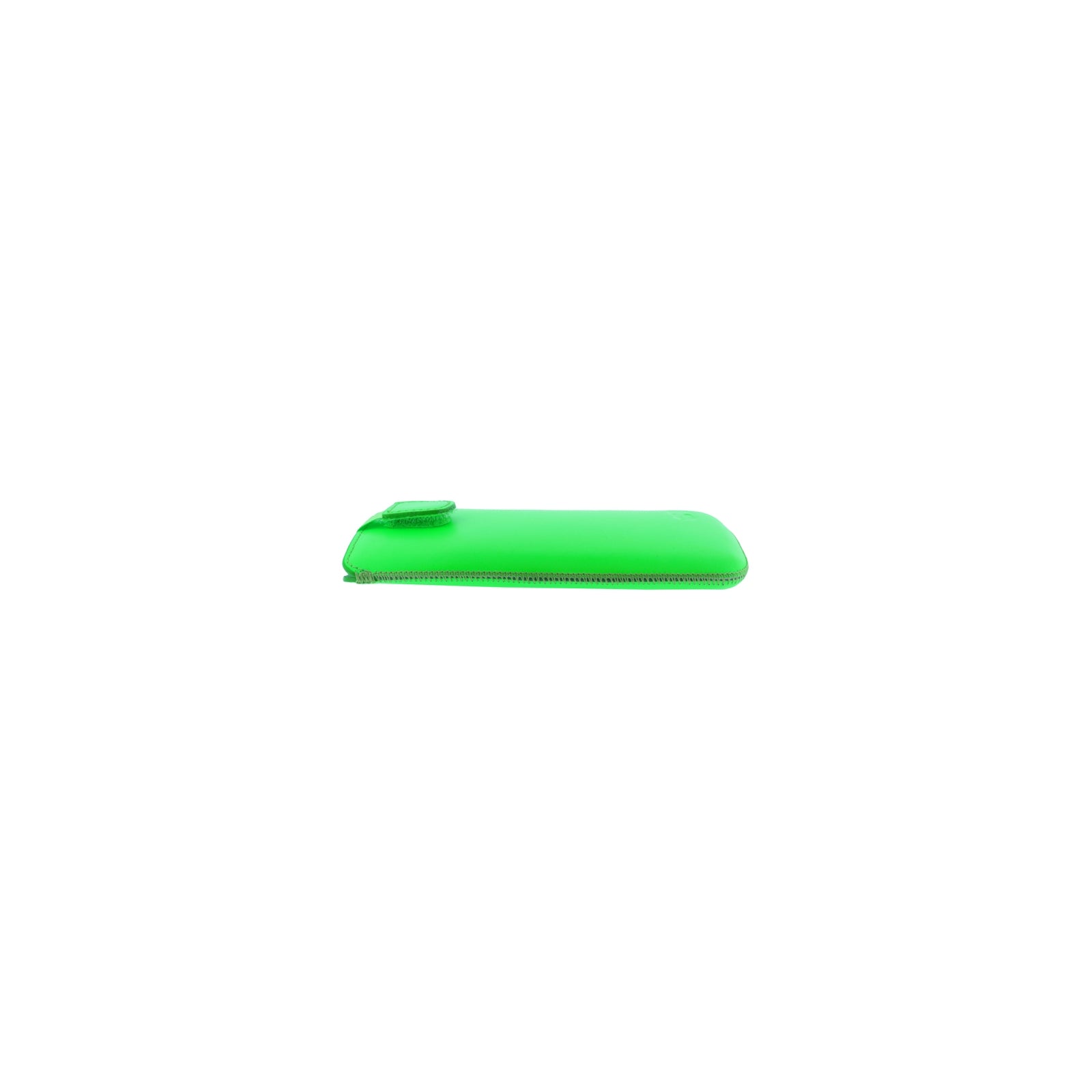 Senza Leather Slide Case Neon Green Size XXL