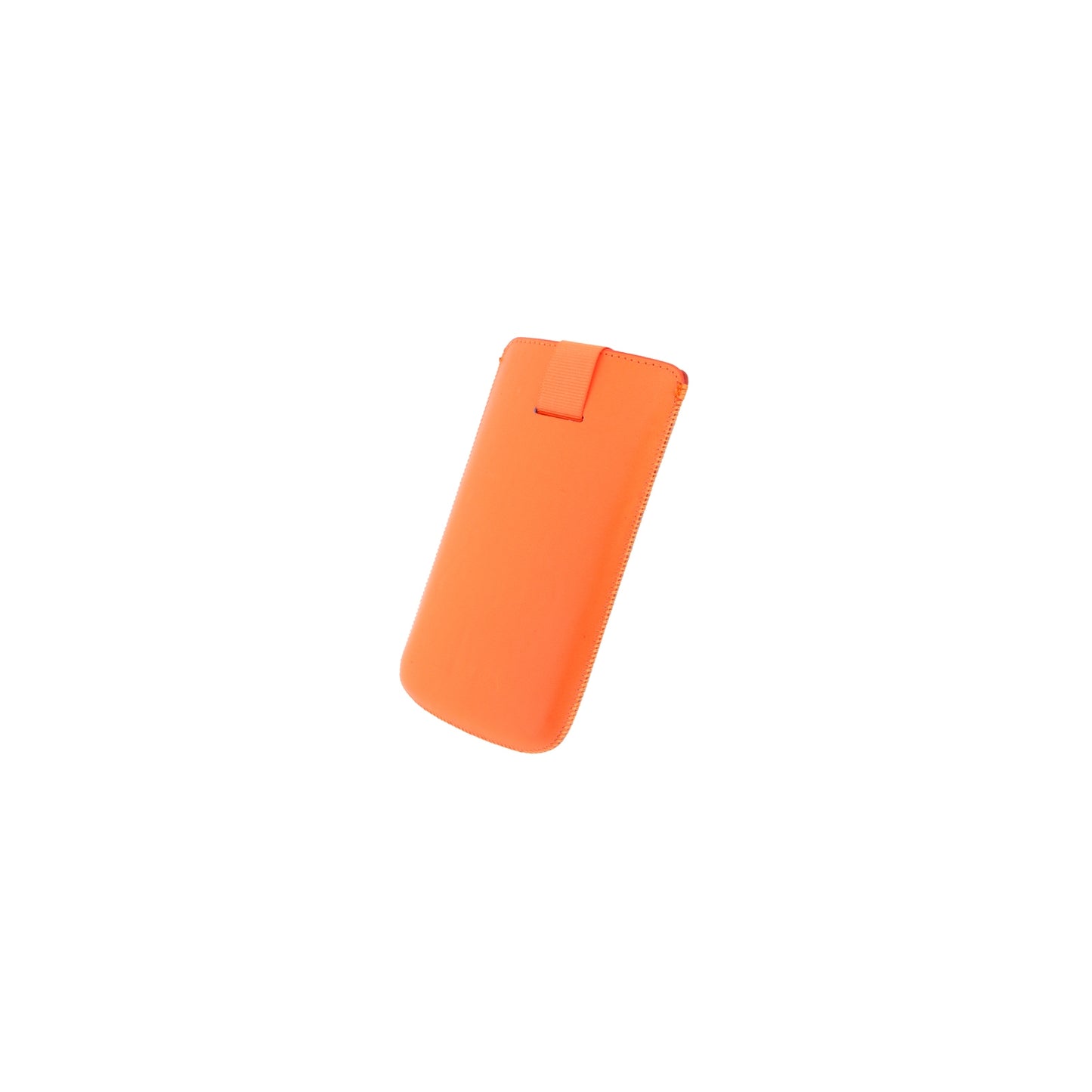 Senza Leather Slide Case Neon Orange Size XXL