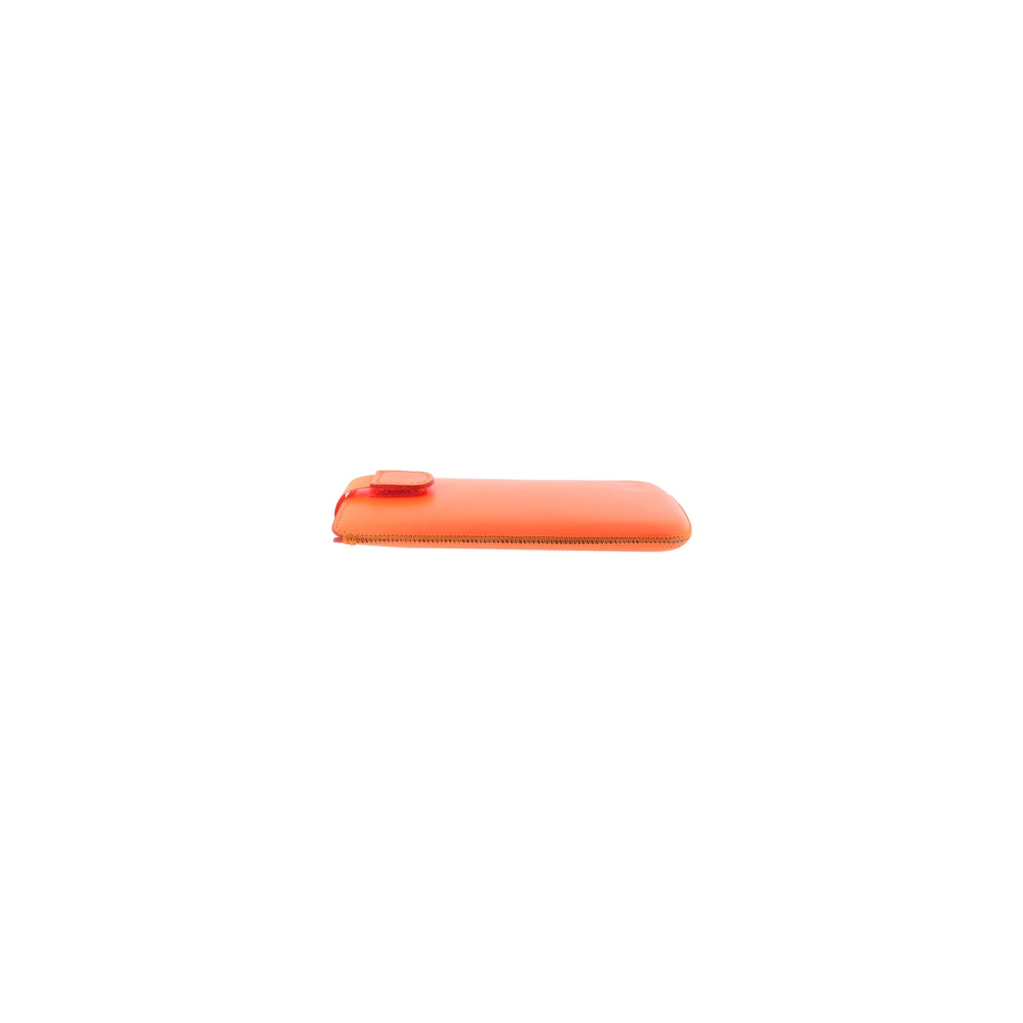 Senza Leather Slide Case Neon Orange Size XXL