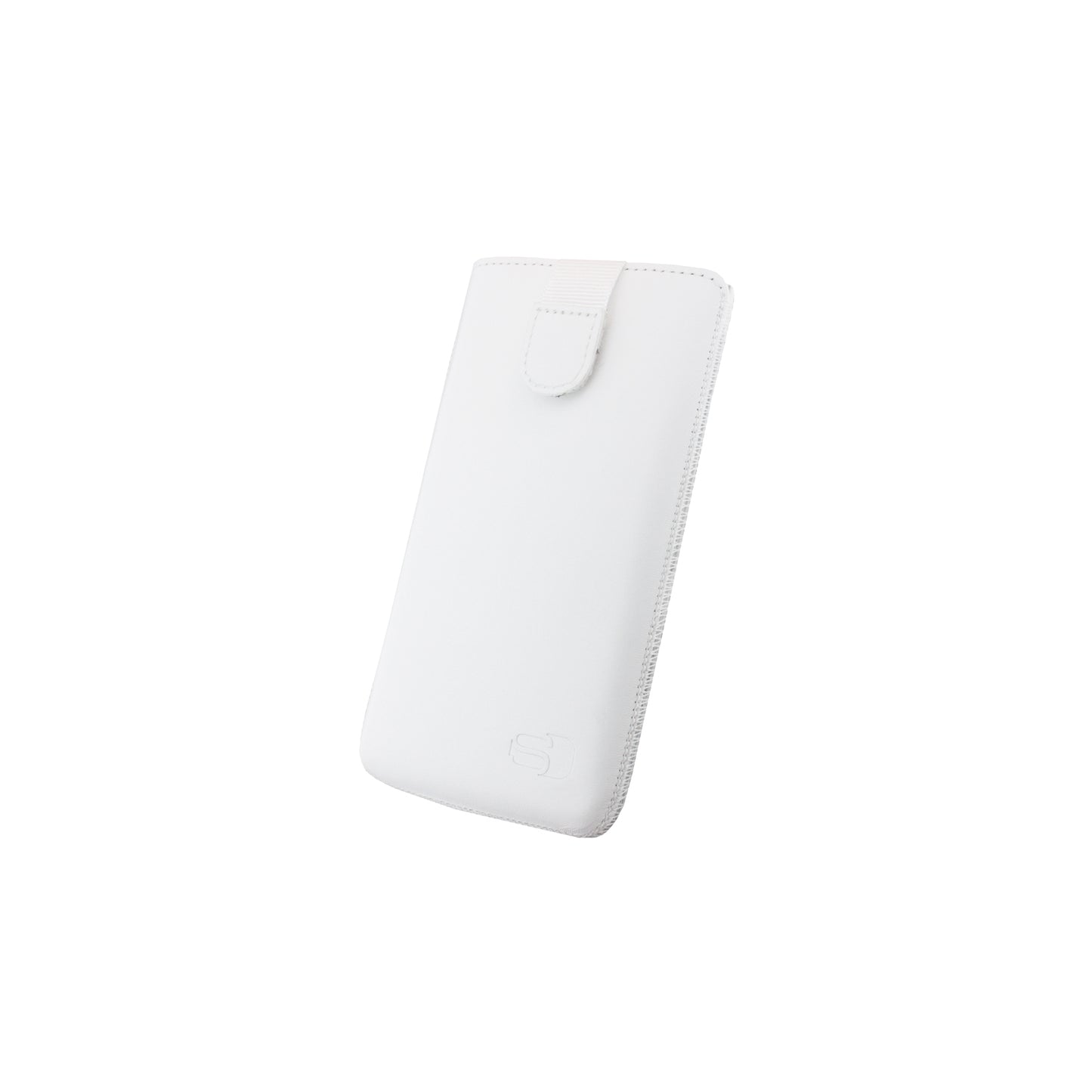 Senza Leather Slide Case White Size L