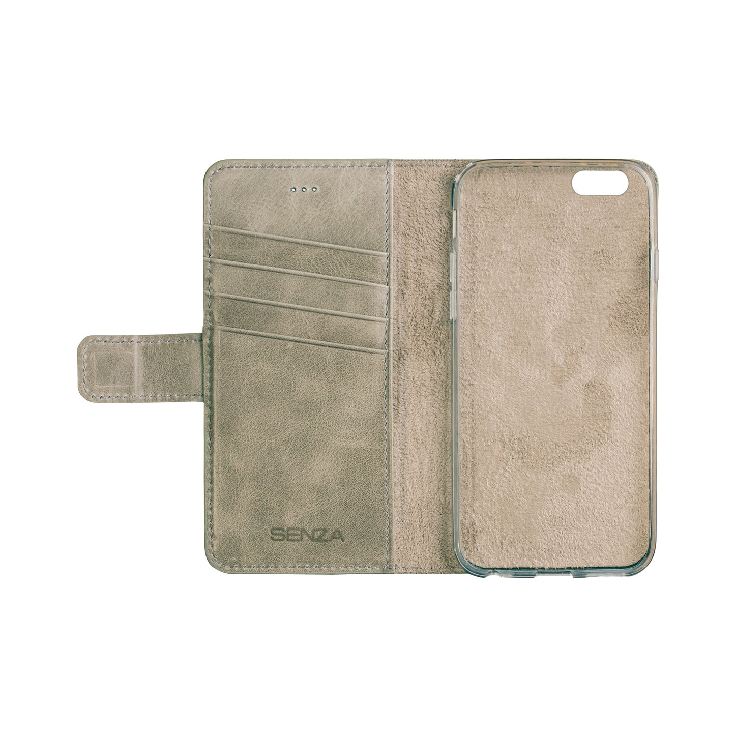 Senza Pure Leather Wallet Apple iPhone 6/6S Moss Green