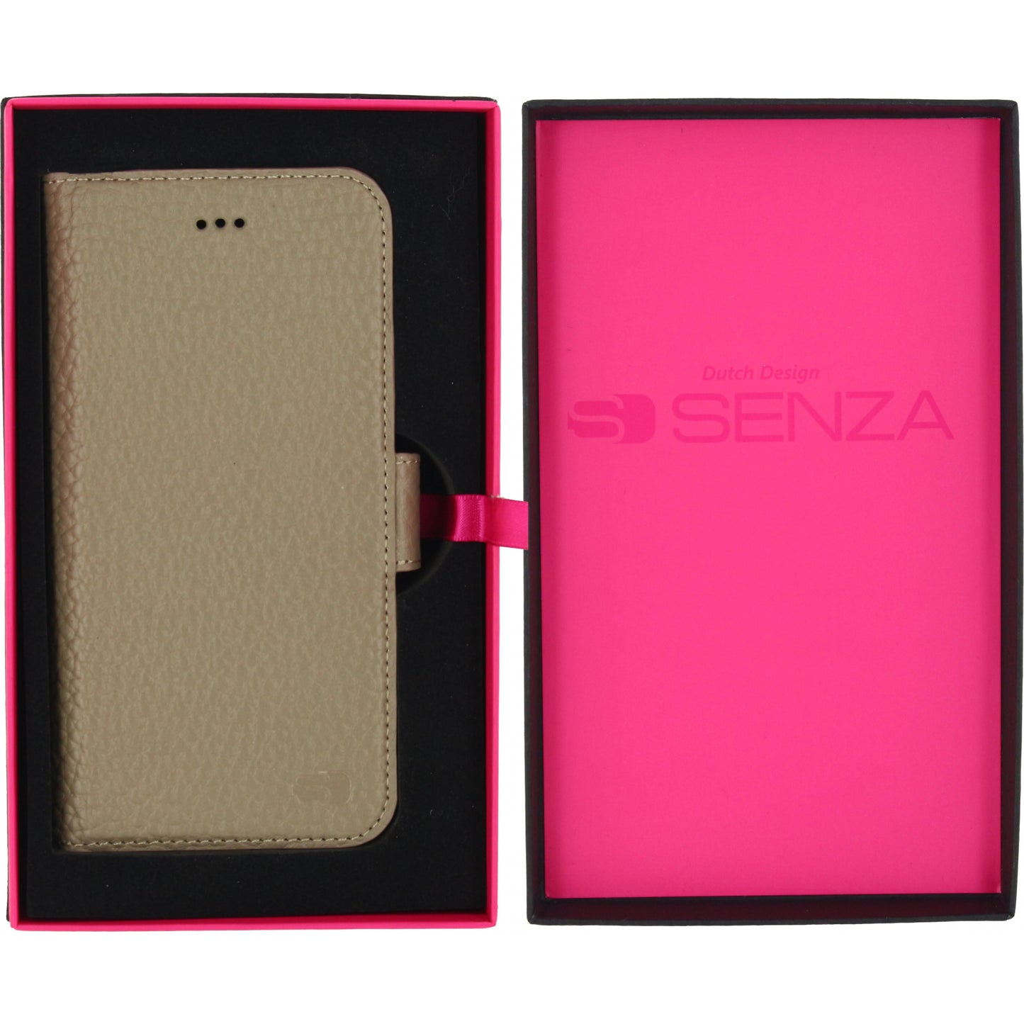 Senza Exquisite Leather Wallet Apple iPhone 6/6S Desert Taupe