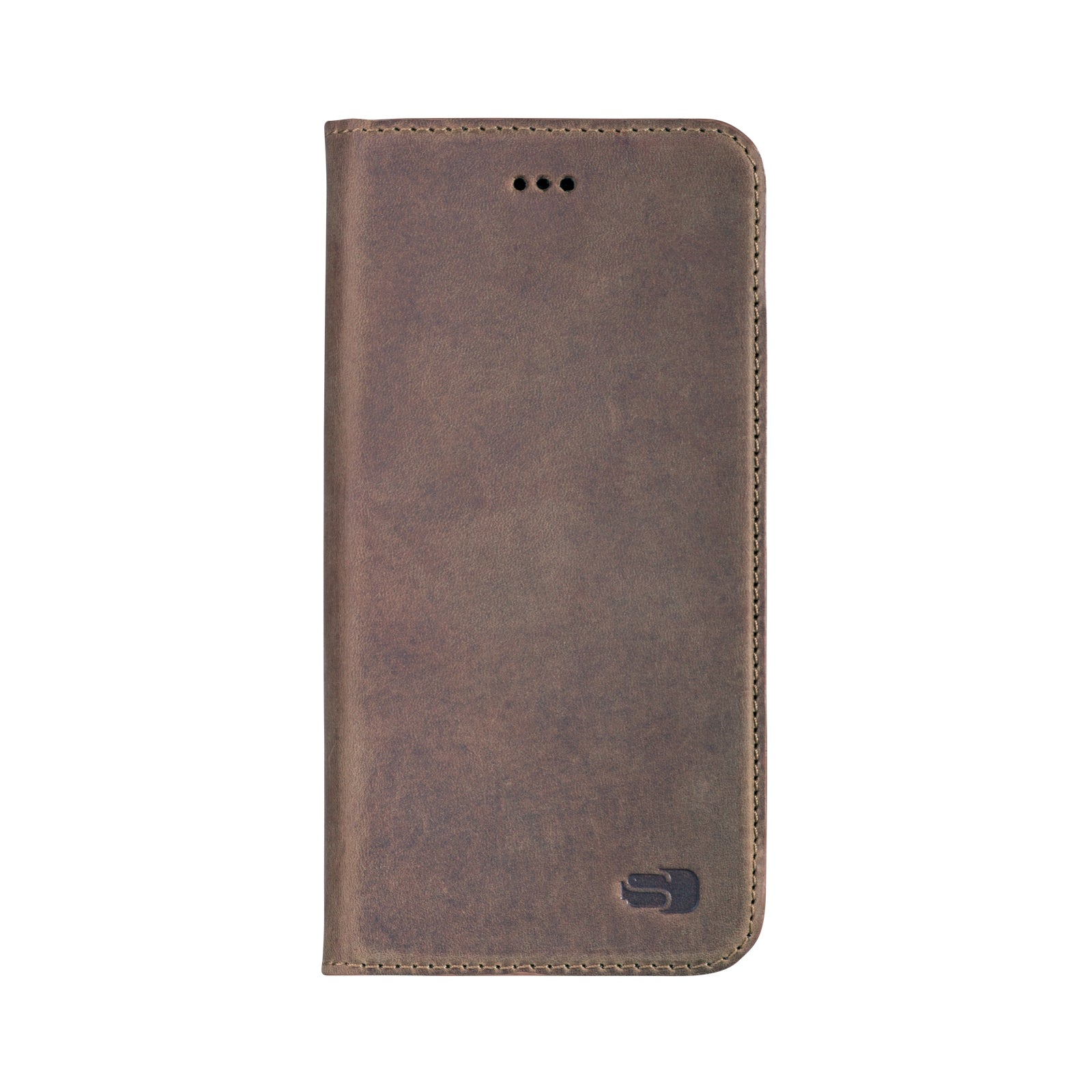 Senza Raw Leather Booklet Apple iPhone 6/6S Chestnut Brown