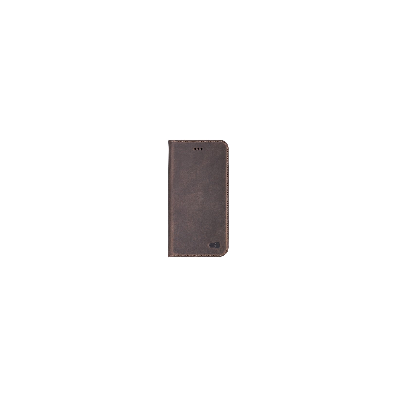 Senza Raw Leather Booklet Apple iPhone 6/6S Walnut Brown