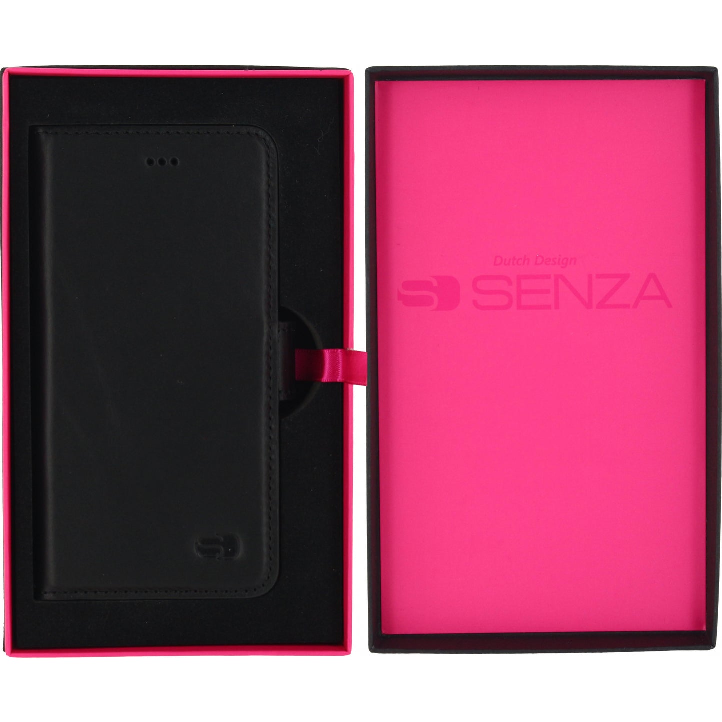 Senza Pure Leather Wallet Apple iPhone 7/8/SE (2020/2022) Deep Black
