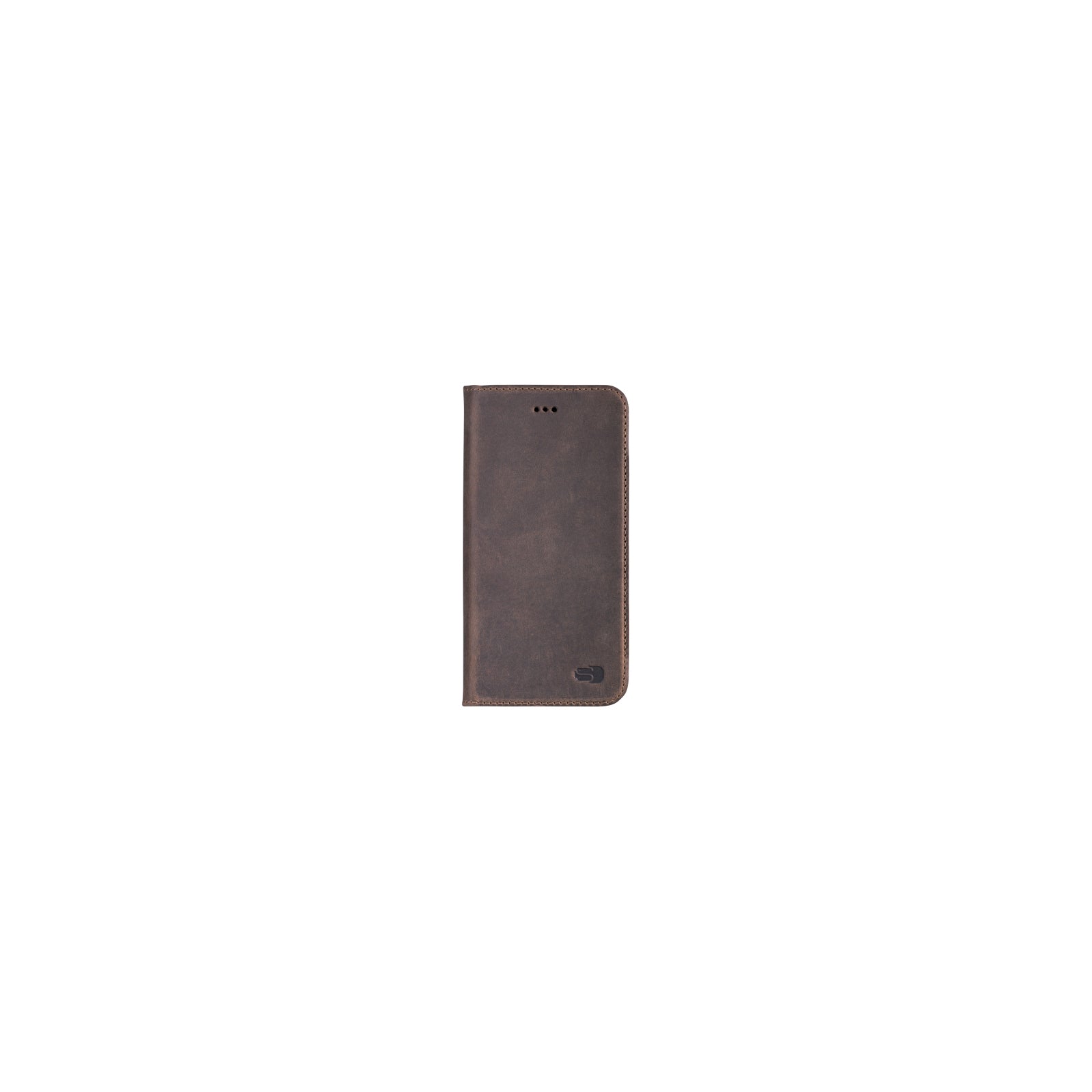 Senza Raw Leather Booklet Apple iPhone 7 Plus/8 Plus Walnut Brown