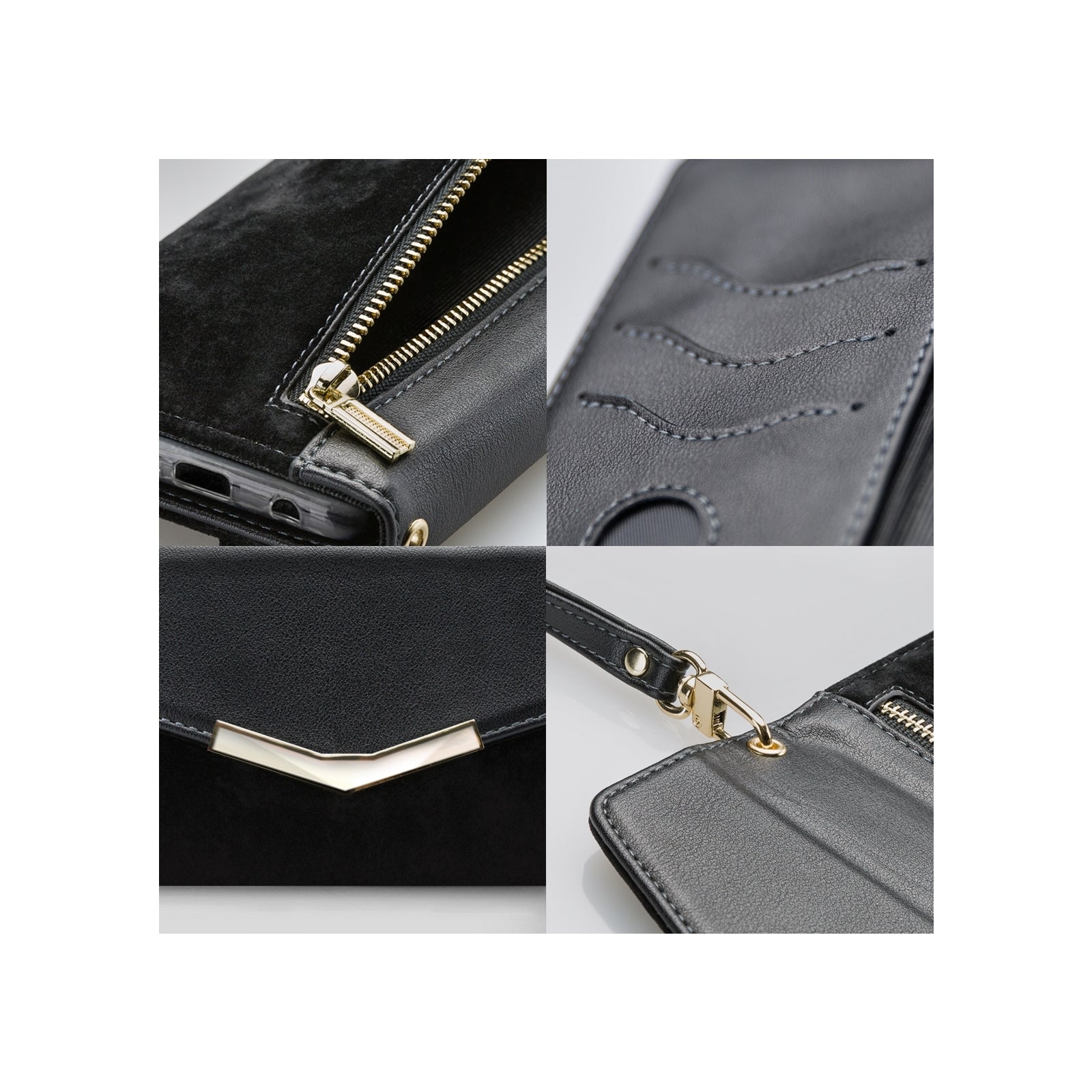 Mobilize 2in1 Gelly Velvet Clutch for Apple iPhone XR/11 Deep Black