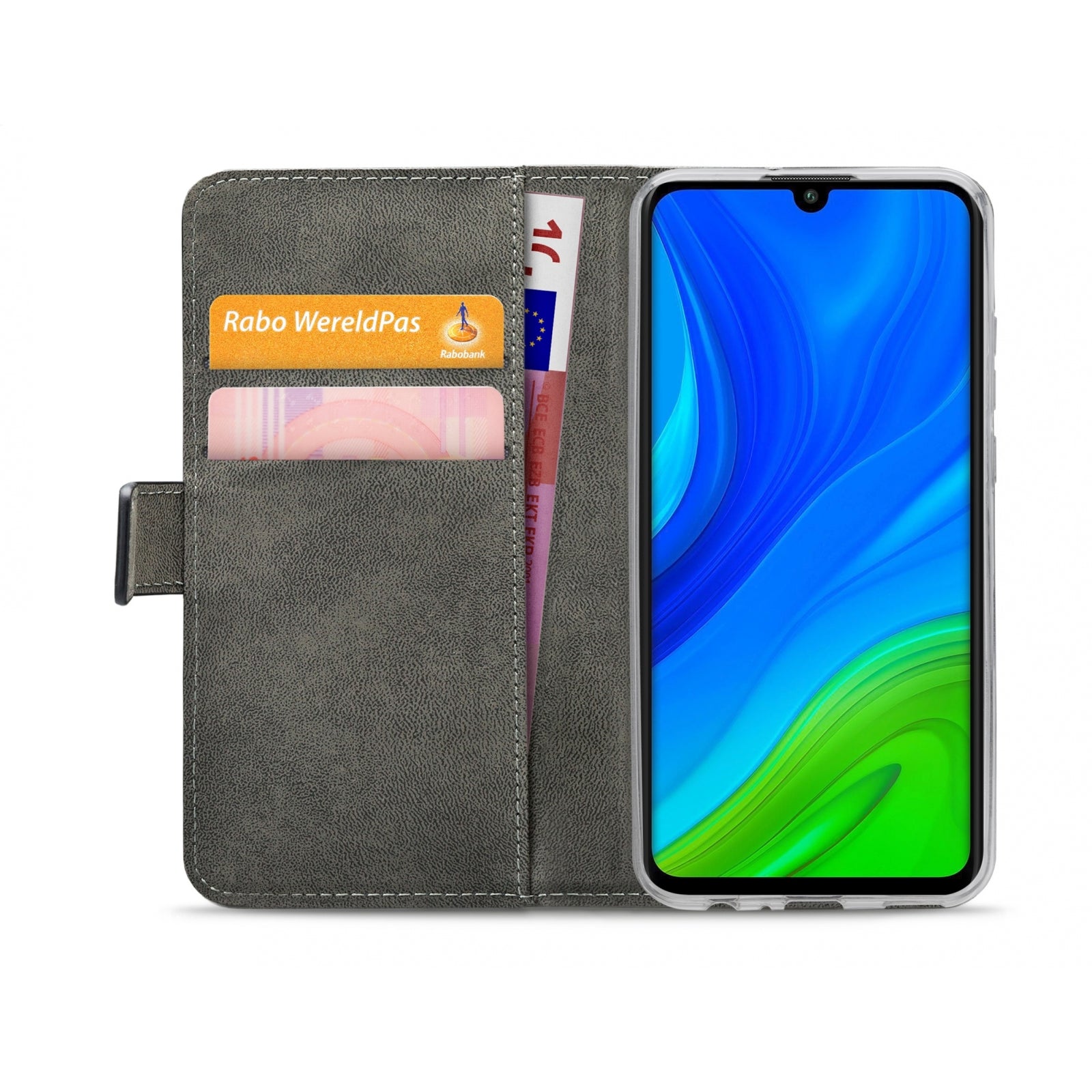 Mobilize Classic Gelly Wallet Book Case Huawei P Smart (2020) Black