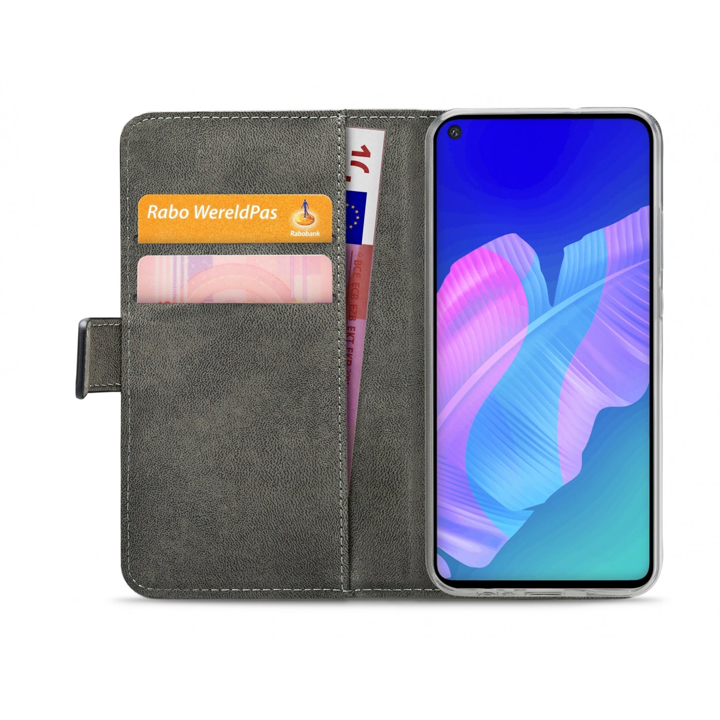Mobilize Classic Gelly Wallet Book Case Huawei P40 Lite E Black