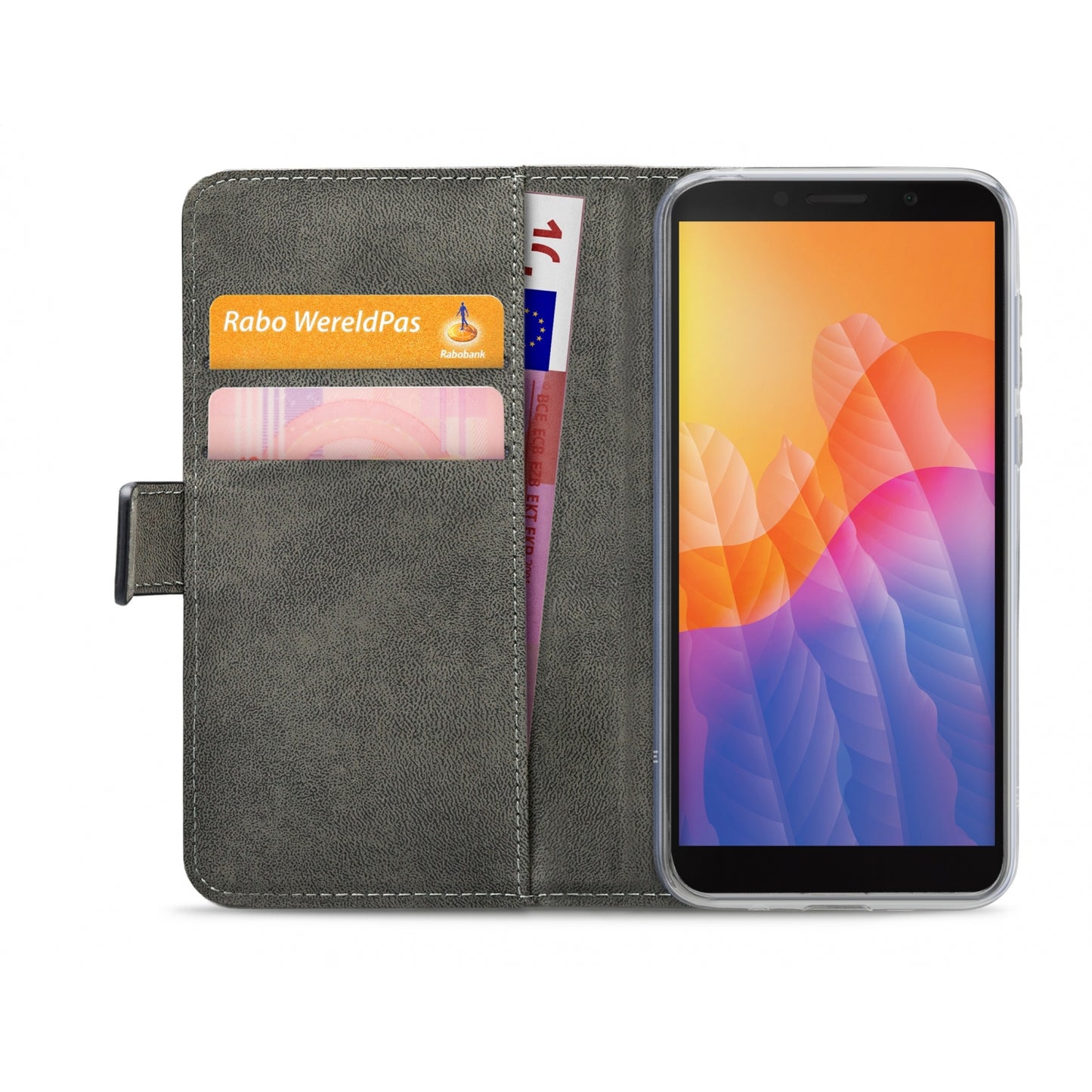 Mobilize Classic Gelly Wallet Book Case Huawei Y5p Black
