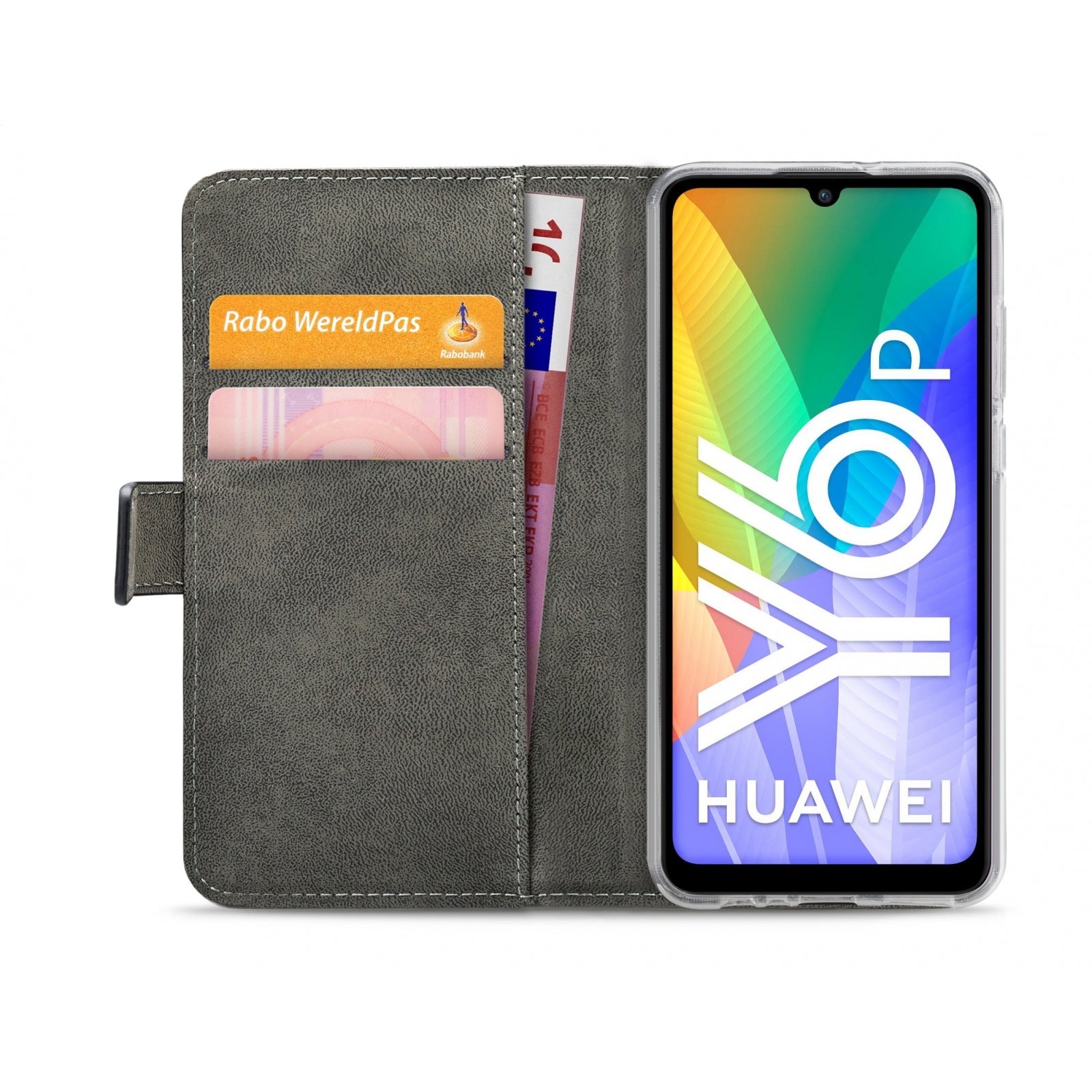 Mobilize Classic Gelly Wallet Book Case Huawei Y6p Black